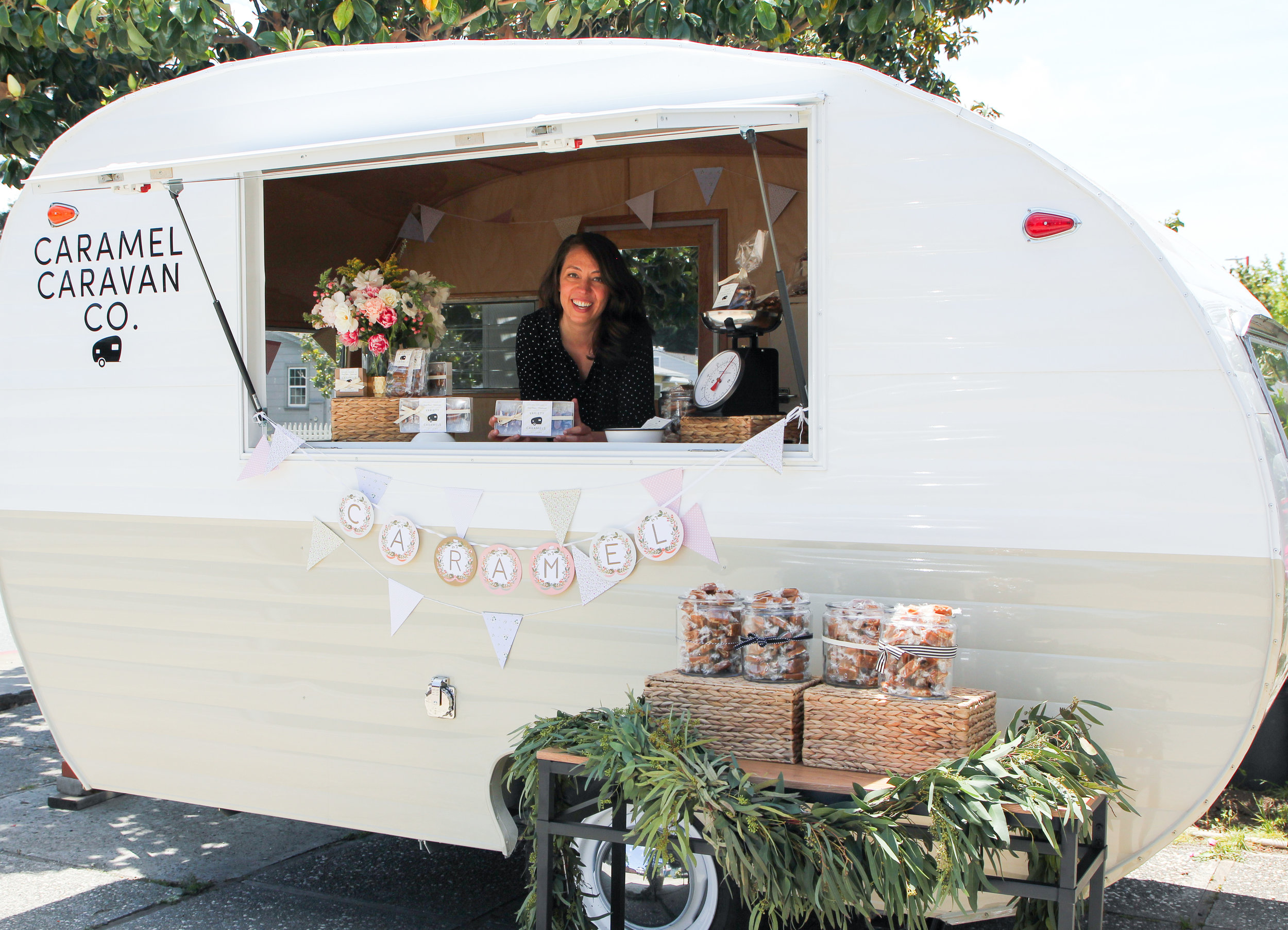 celia in caramel caravan