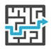 Arrow through maze clarity in complexity