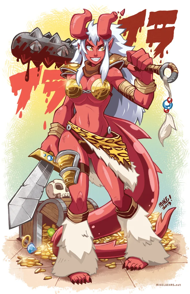 Oni barbarian