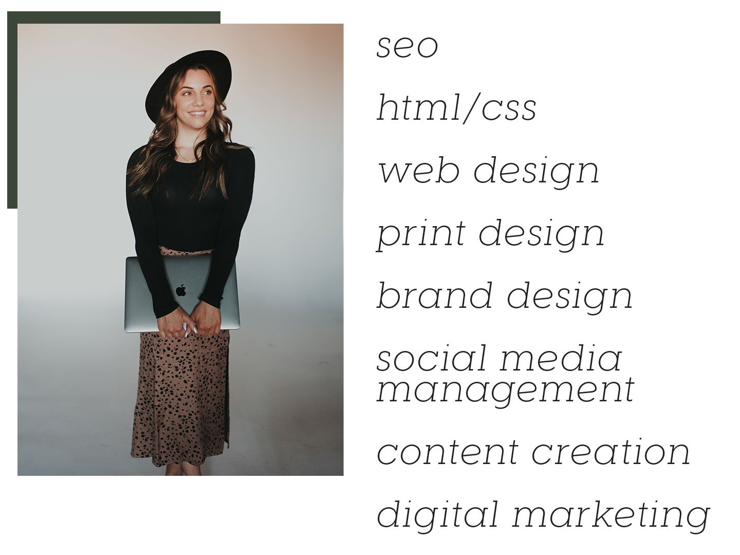 cleveland ohio designer specializing in digital marketing content creation graphic design and website design