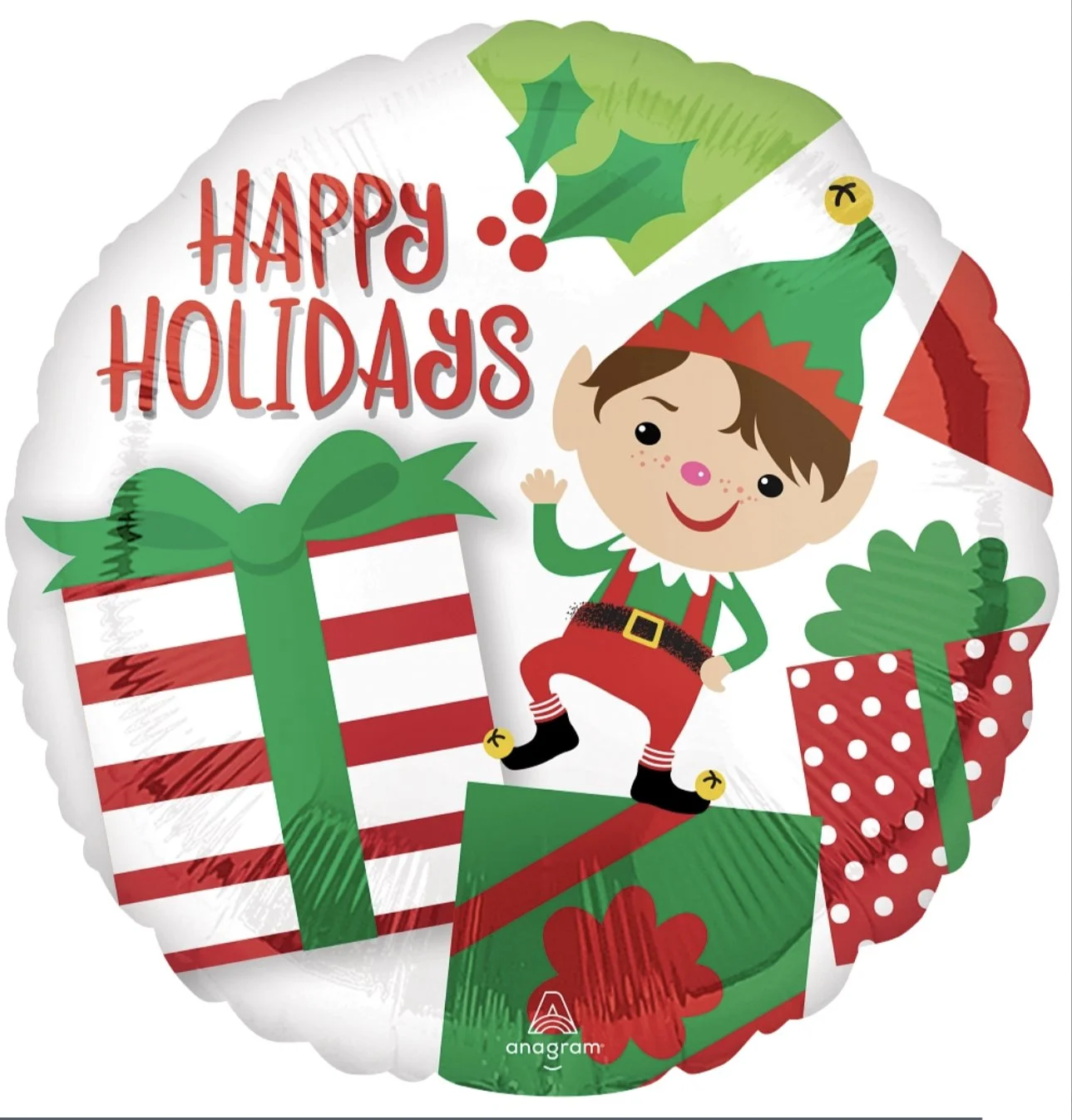 Happy Holidays Adorable Elf