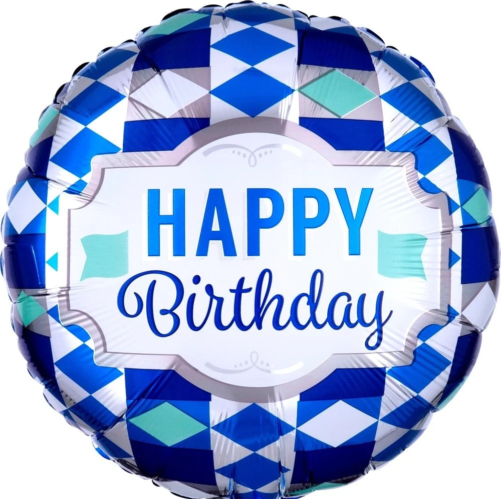 Happy Birthday Blue Diamonds