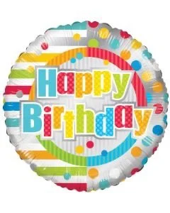 Colorful Dots Birthday