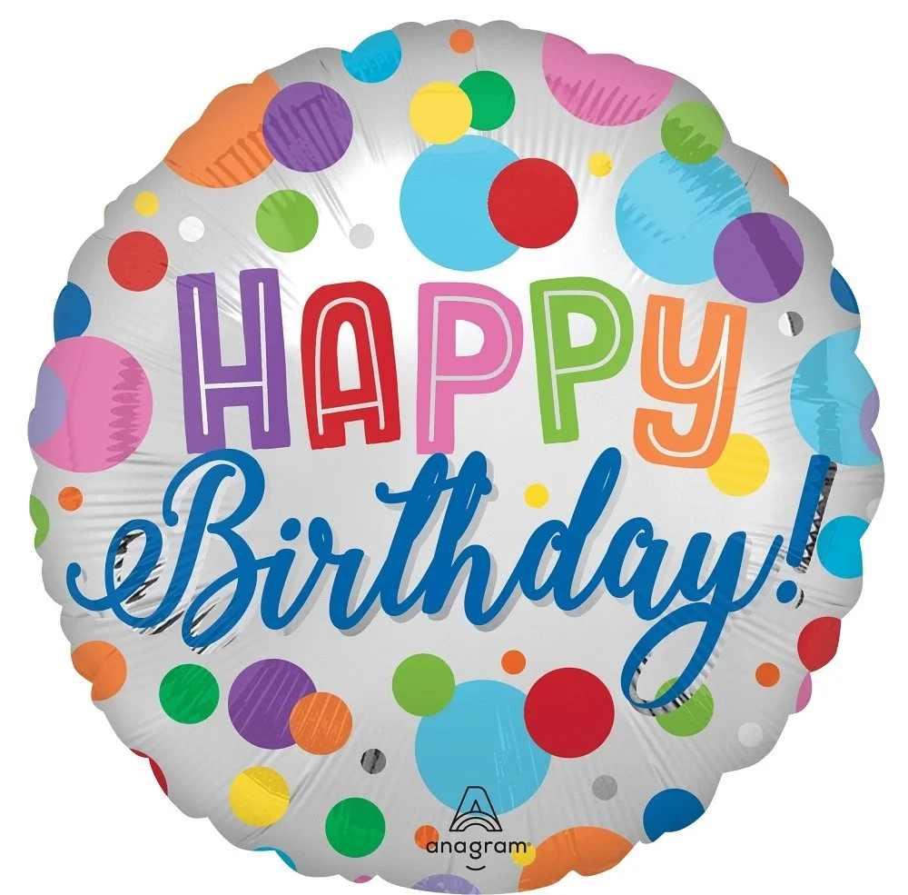 Silver Dots Birthday