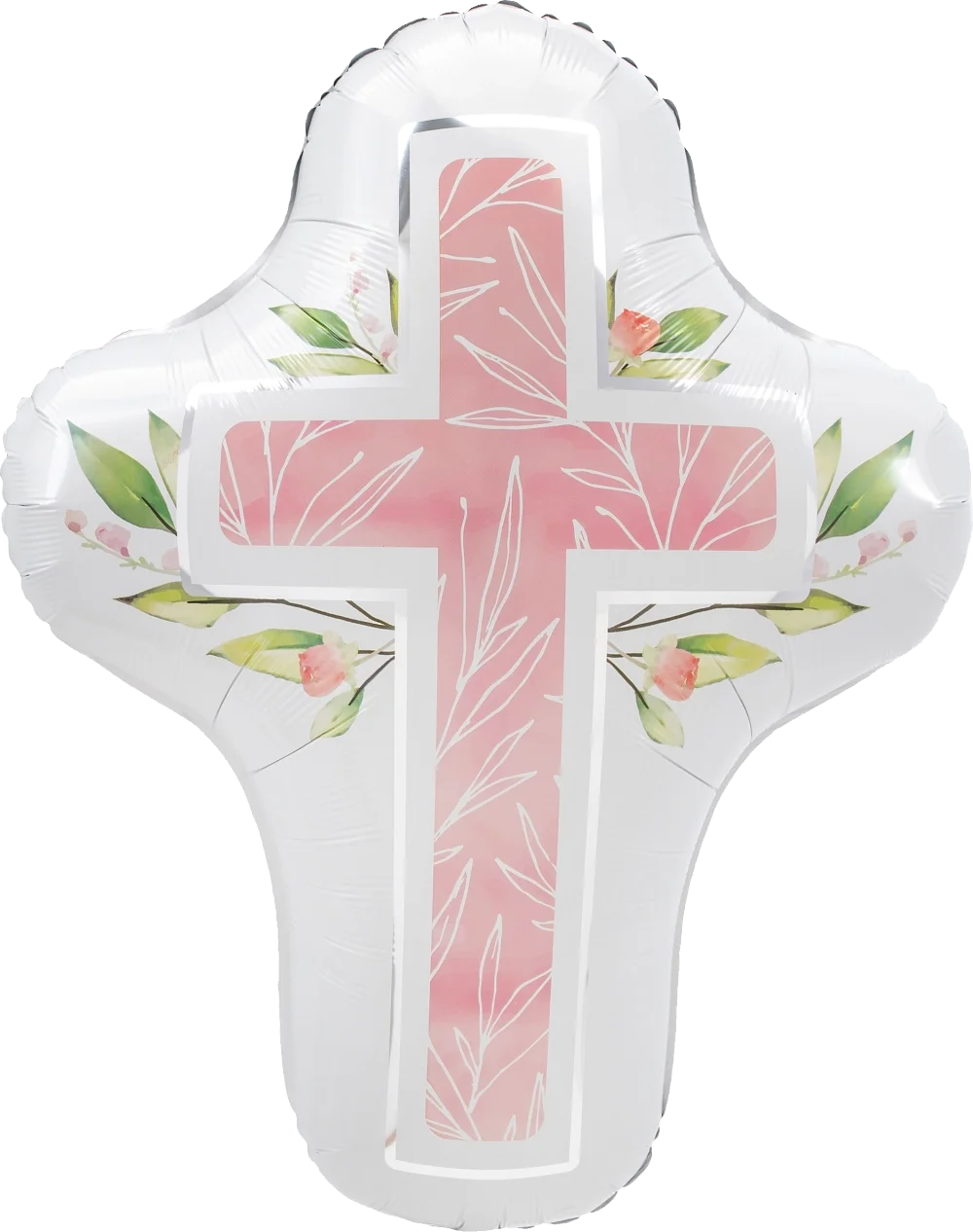 Large Cross Balloon Pink