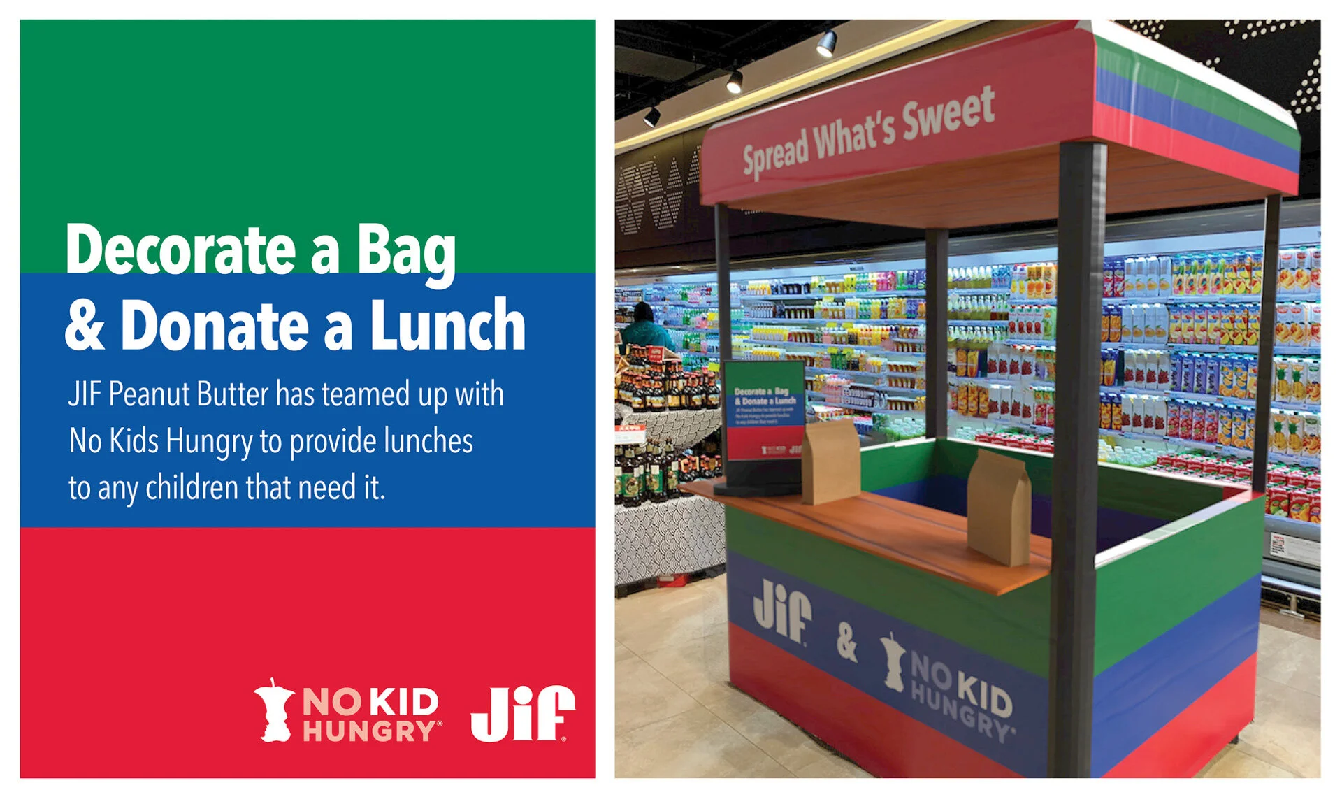 In Store Guerrilla Ad