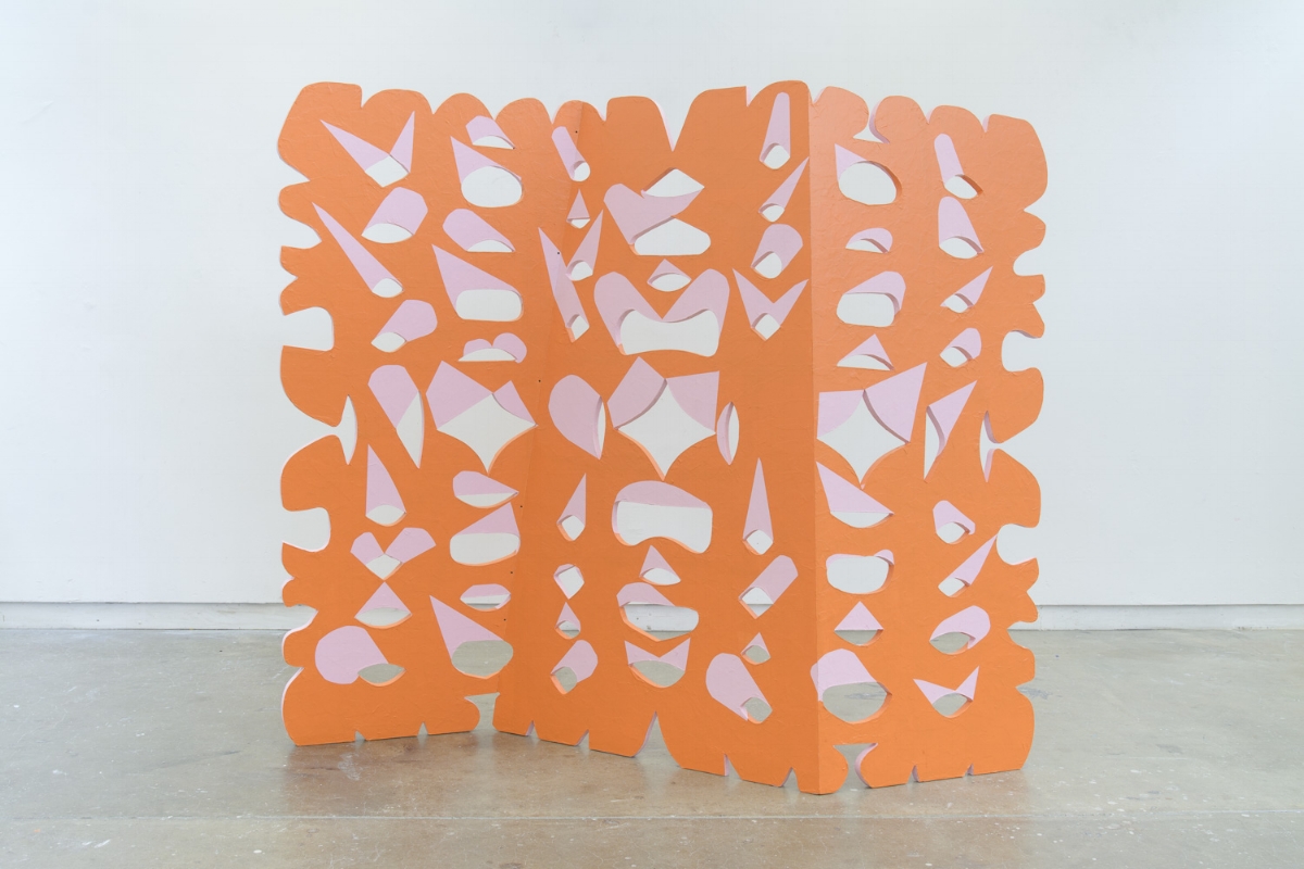 Large Cutout, Pink and Orange