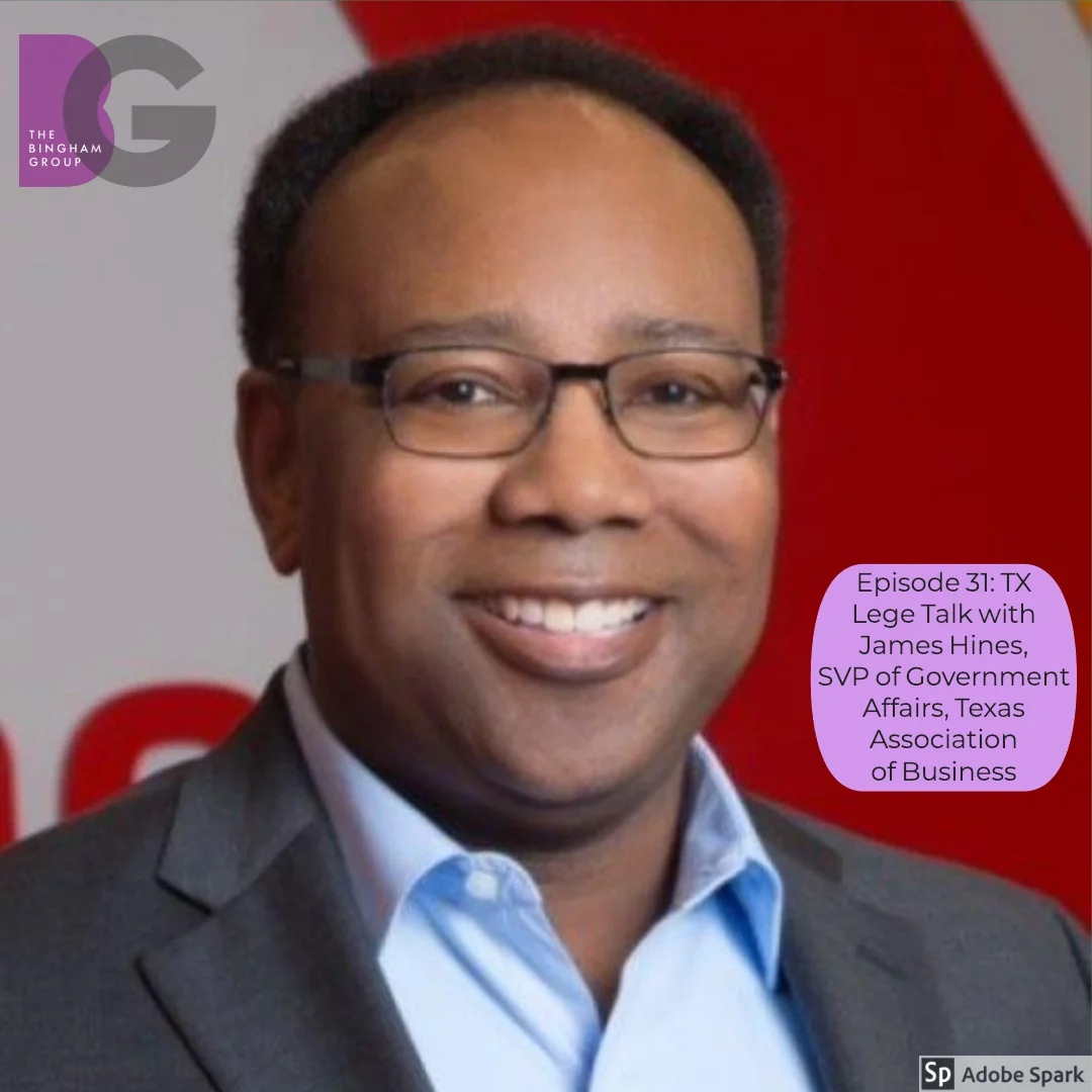 James Hines, SVP of Government Affairs, Texas Association of Business
