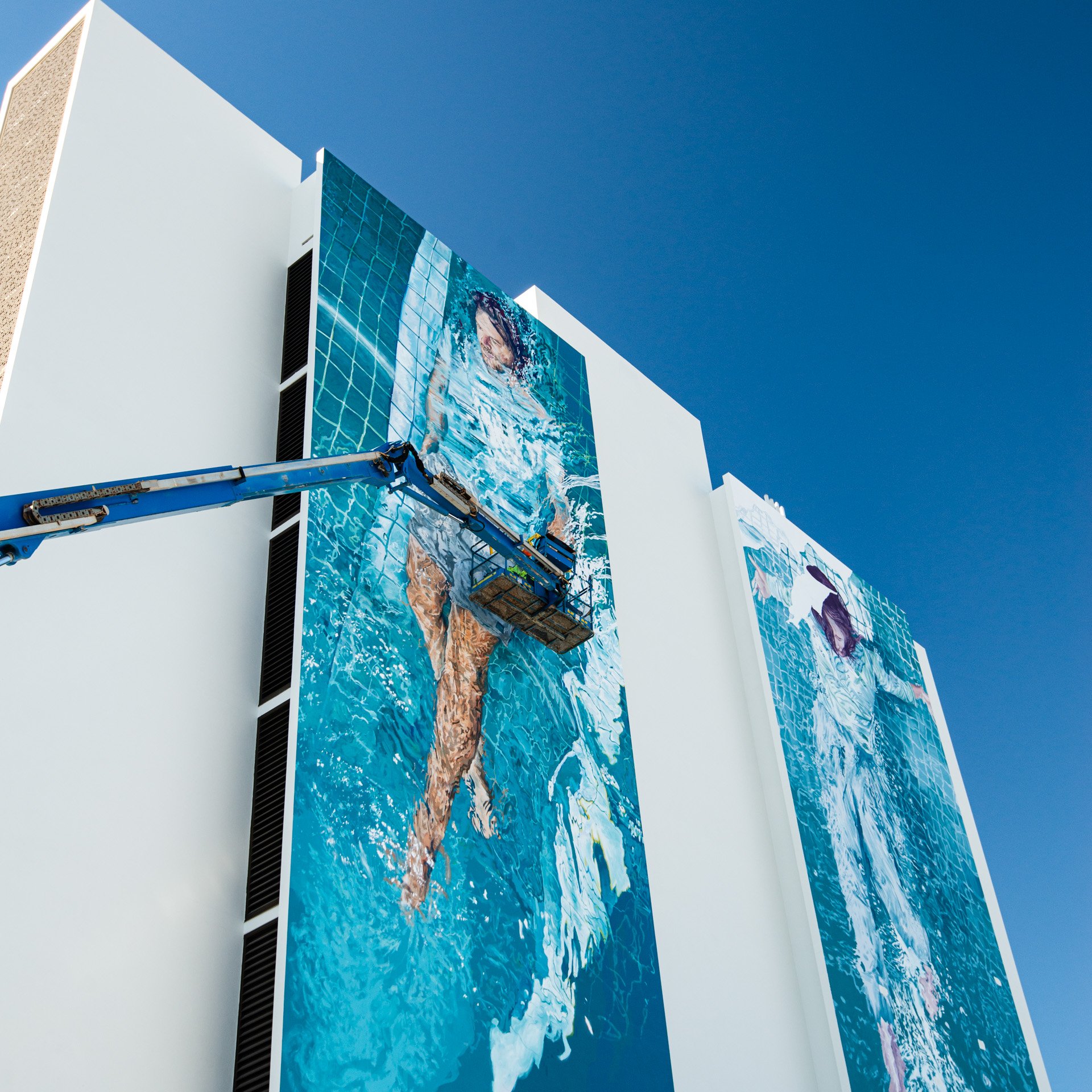 Learn about Brisbane-based mural artist Gus Eagleton, specialising in large-scale public artworks across Australia