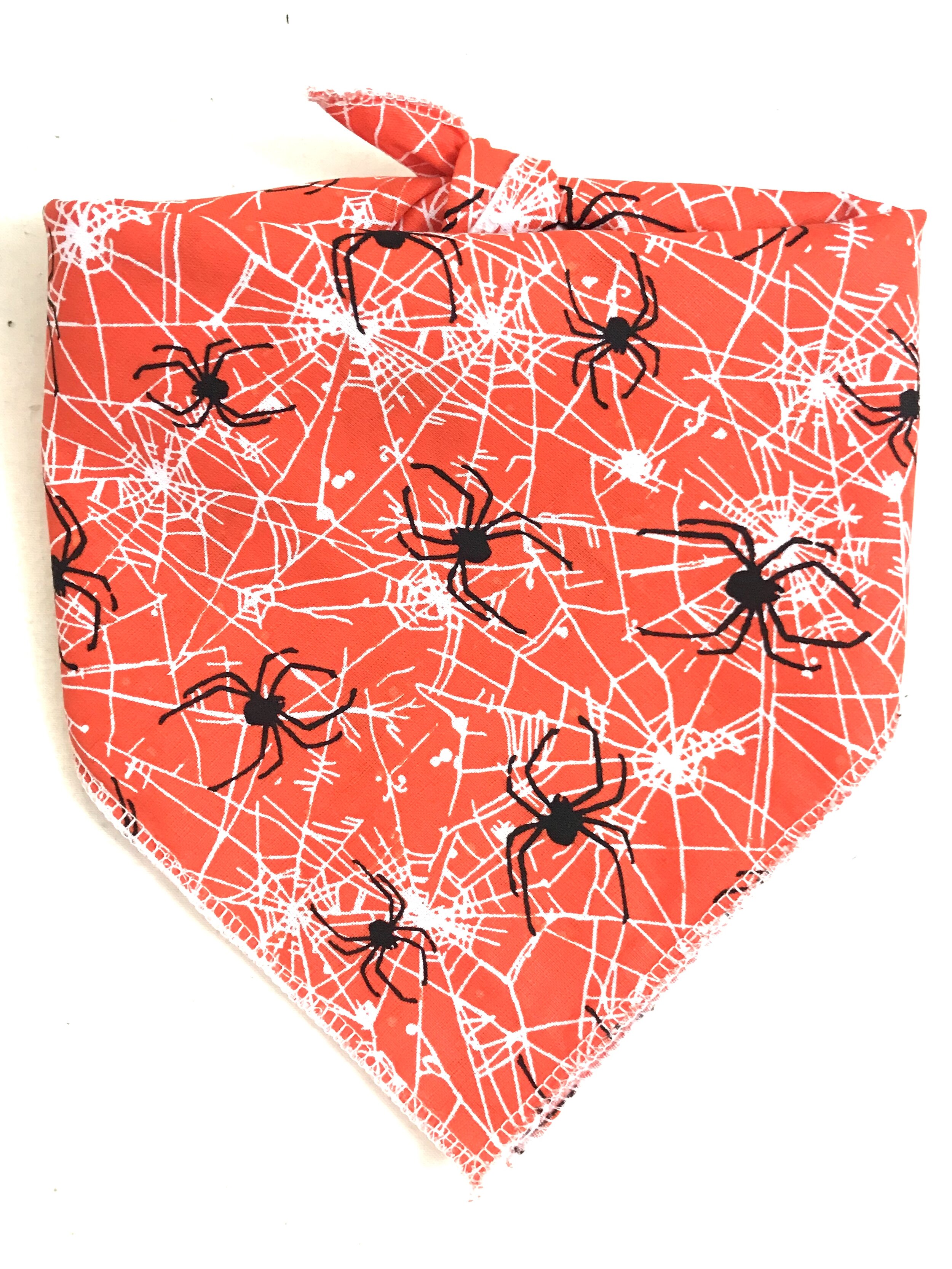 Orange Spiders -Dog Bandanna 