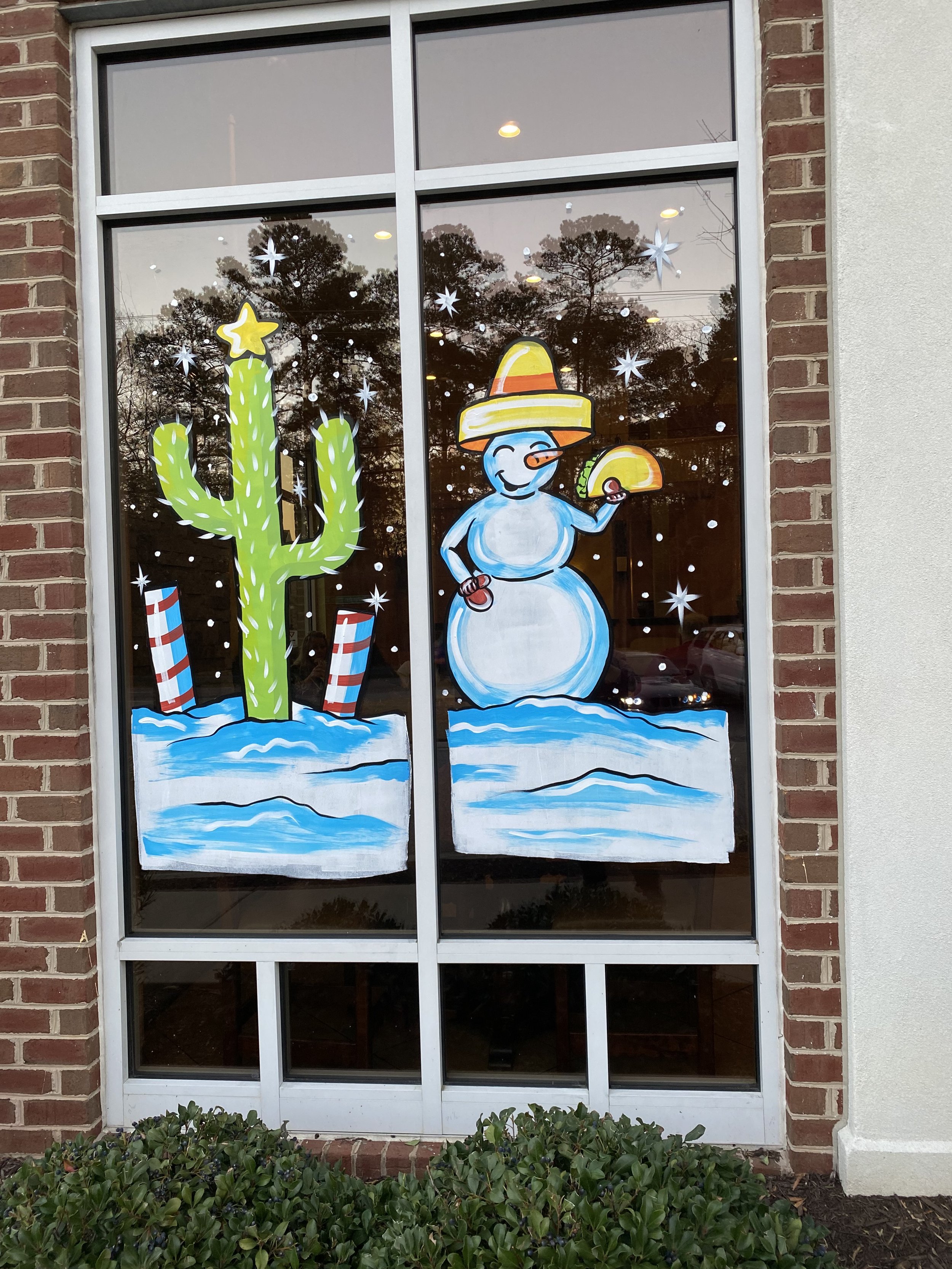 snowman window painting by ashley pickin rva richmond virginia norfolk virginia beach.jpeg