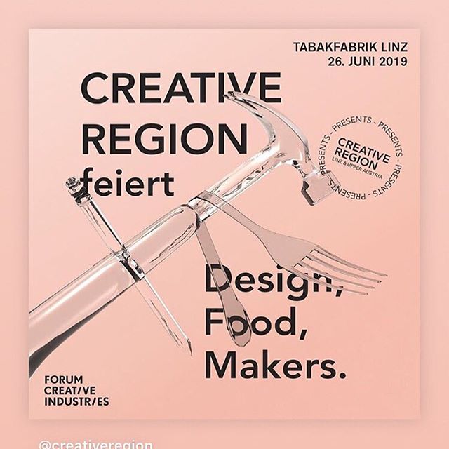 Thank you @creativeregion for having me! Excited to see you in June.