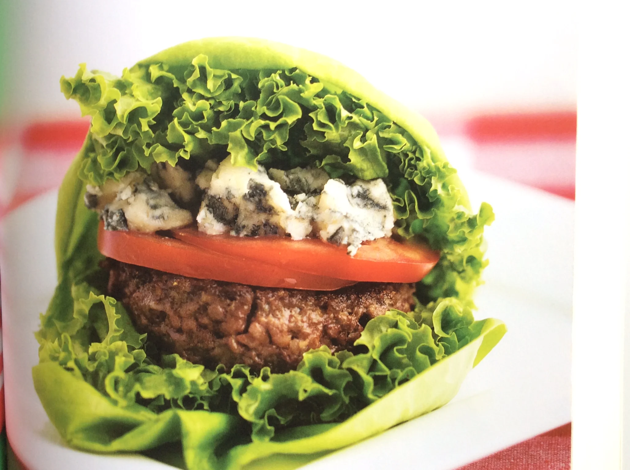 Hamburger Cowboy au fromage bleu