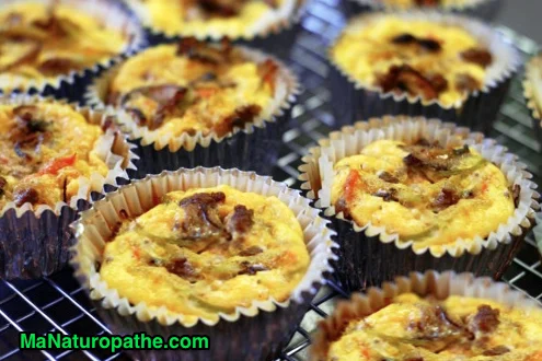 MUFFINS frittata au curry de boeuf