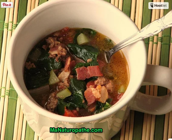 Recette originale: Soupe au hamburger