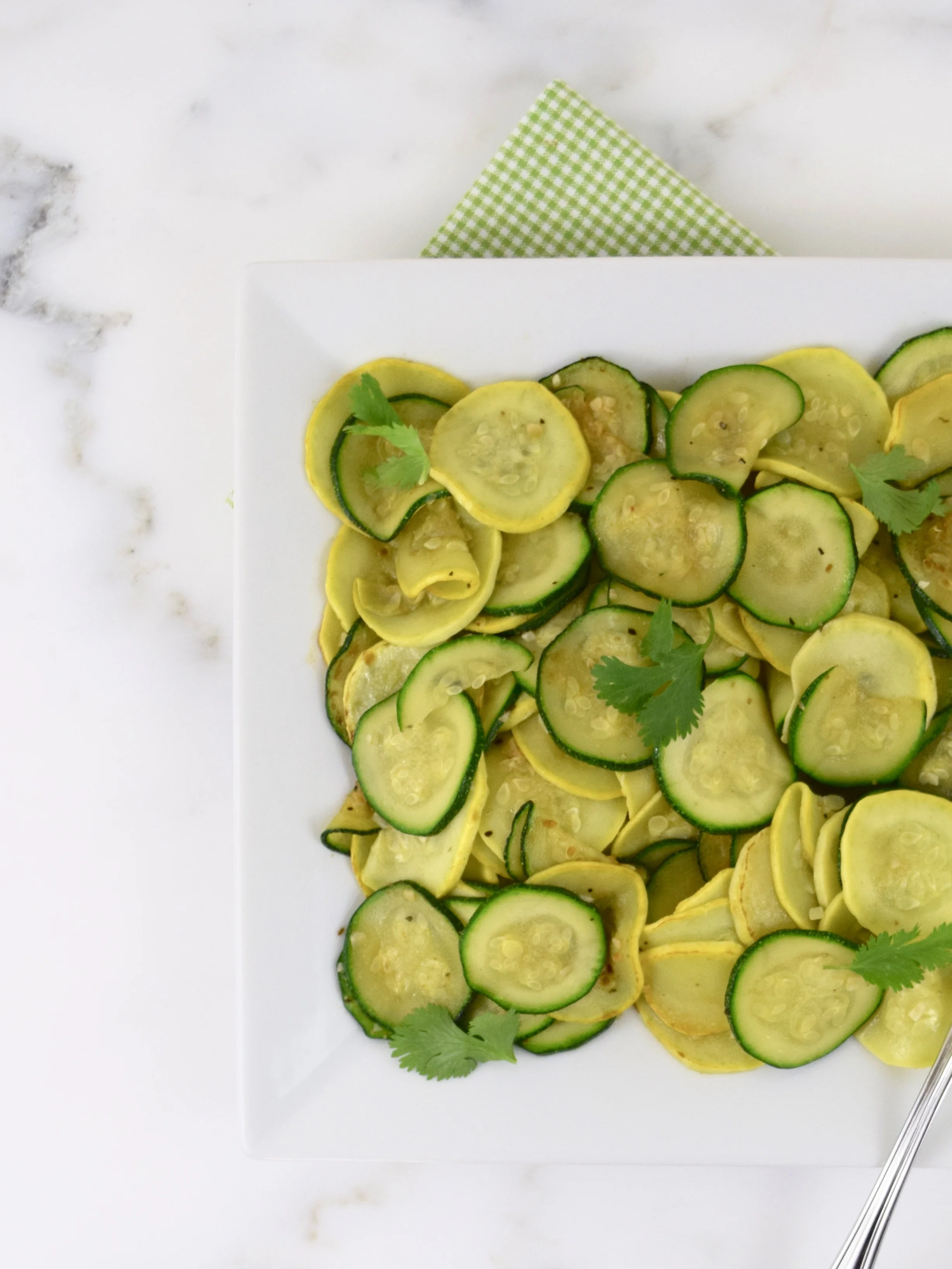 Courgettes au cumin et ail