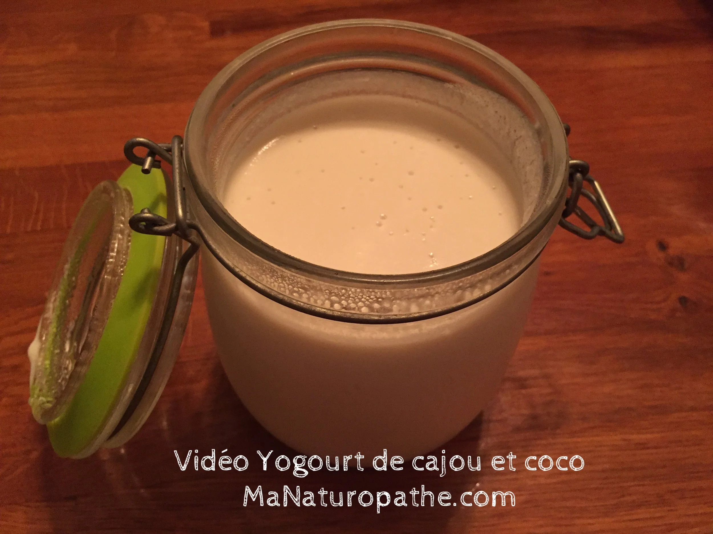 Yogourt de cajou et coco