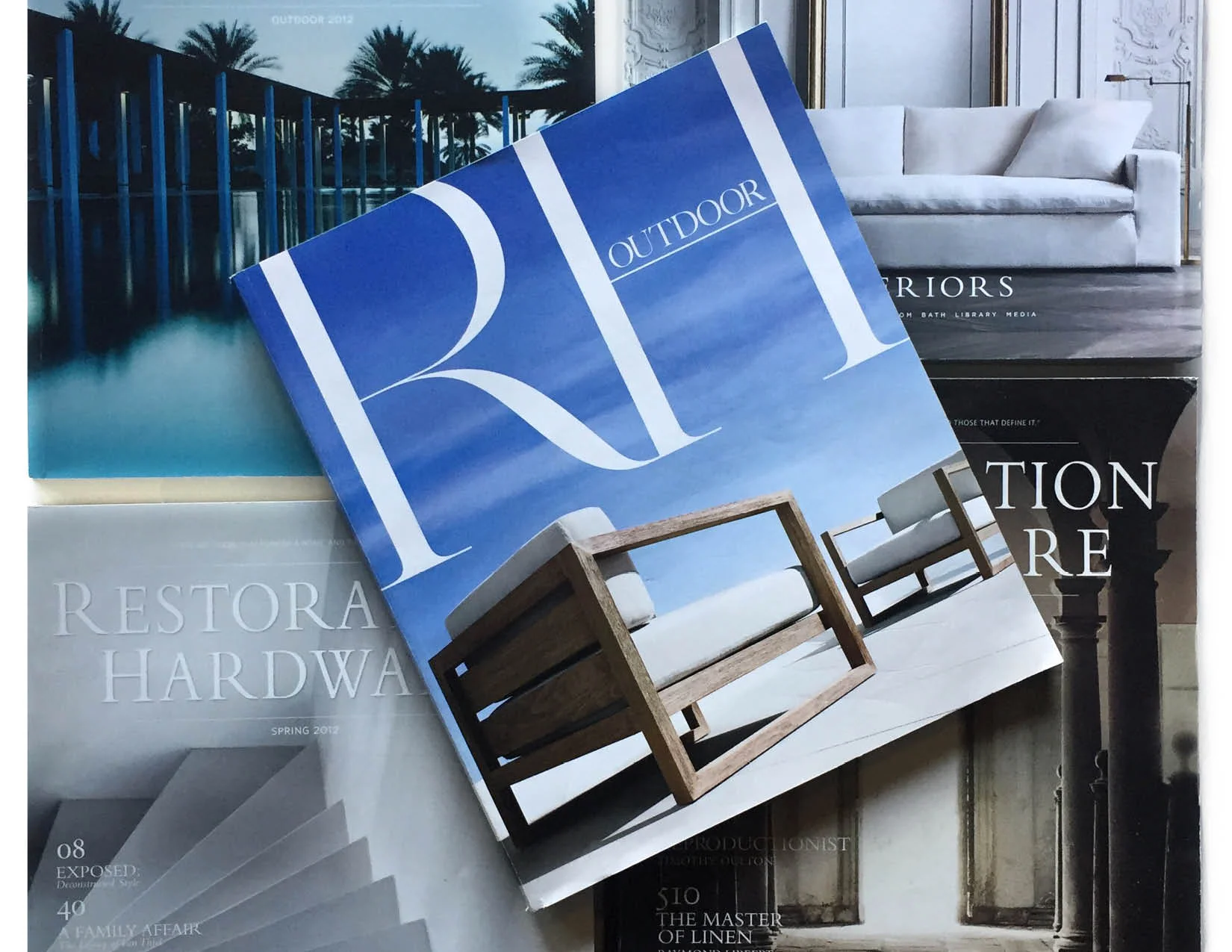  Catalog design for several seasons of RH catalogs as well as design of various marketing initiatives including the RH Grey Card campaign.&nbsp;   