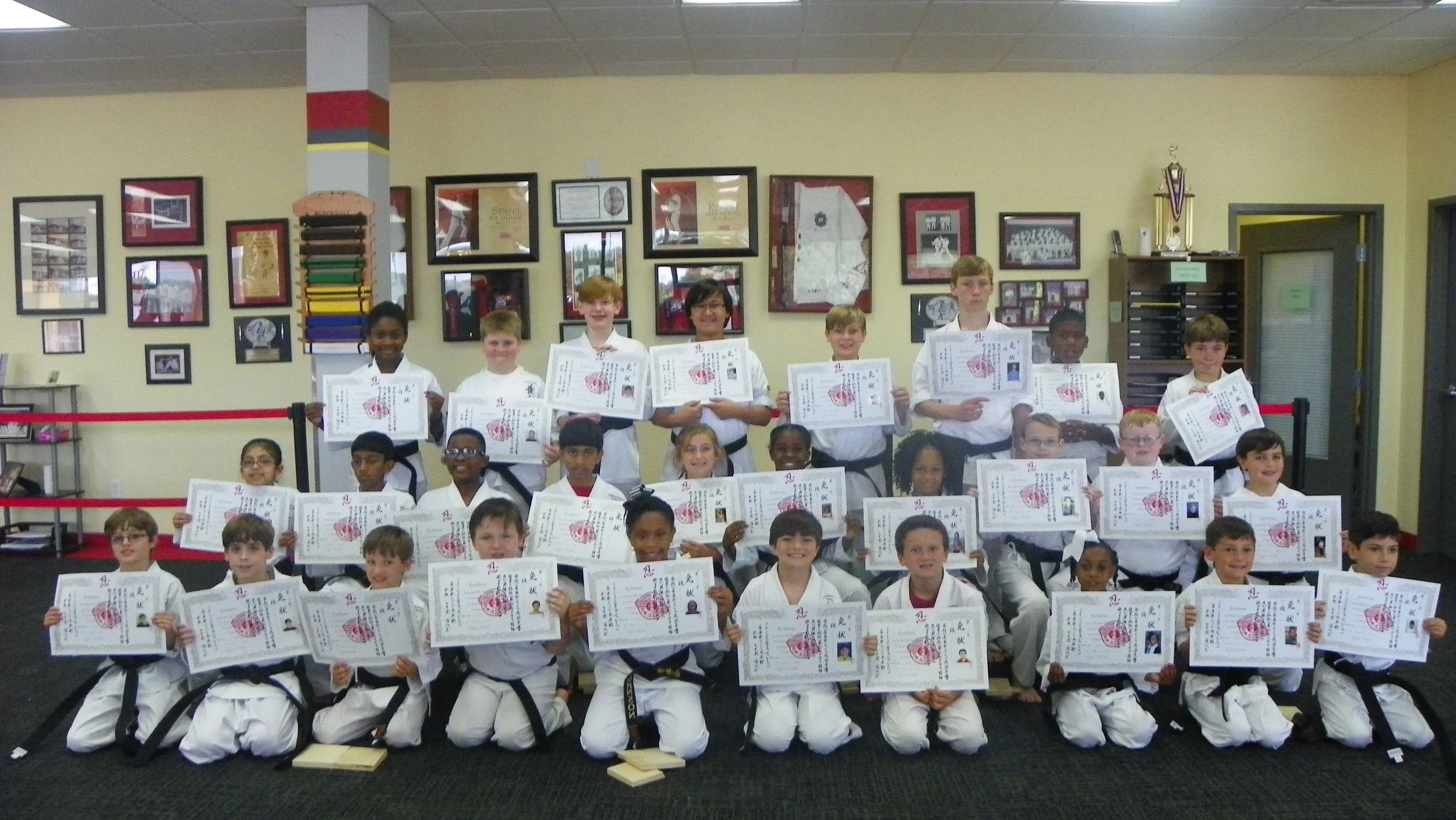 May 14, 2016 Black Belt Test Photo's