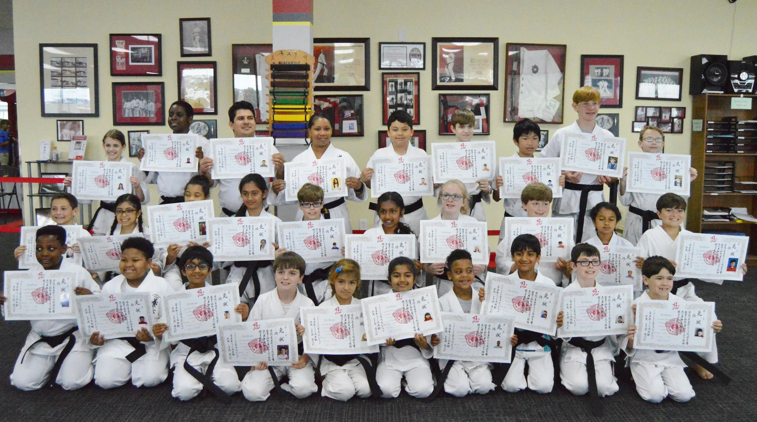 May 20, 2017 Black Belt Test Photo's