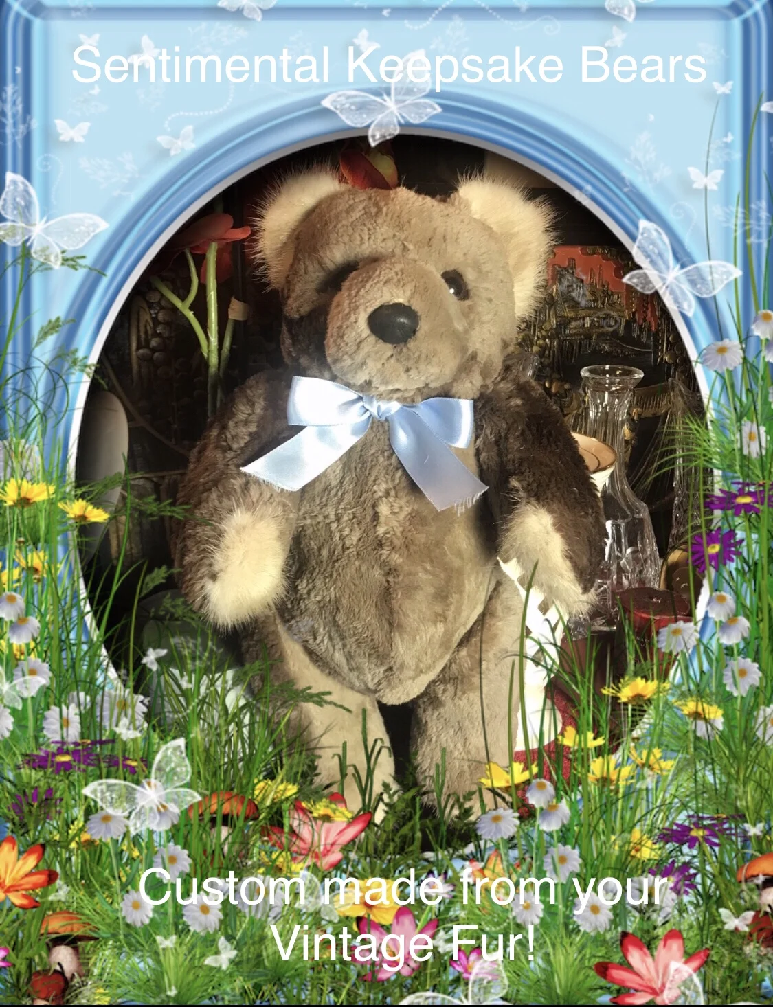 Sheared Phantom Beaver Coat restyled into a wonderful Sentimental Keepsake!