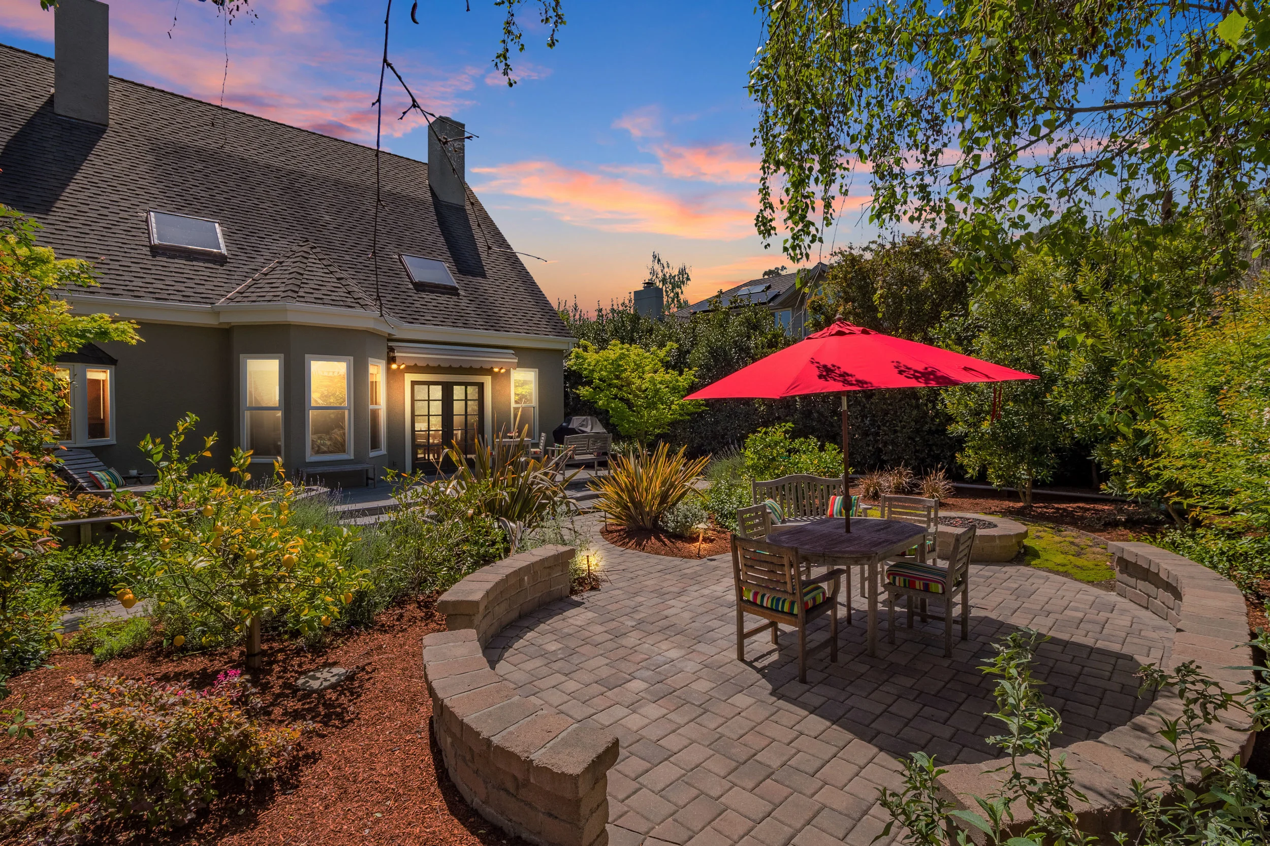 Landscaped Backyard