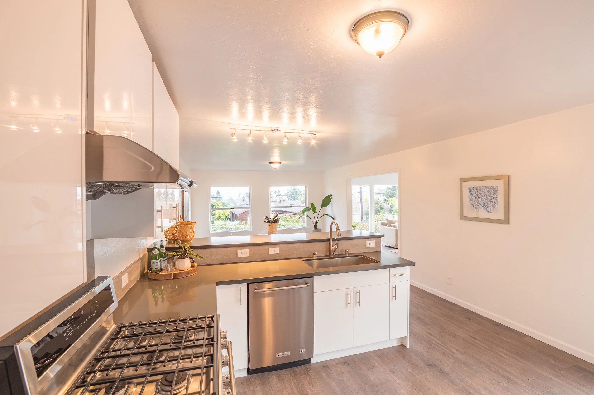 Santa Cruz Home with Remodeled Kitchen
