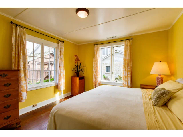 Bedroom with Hardwood Floors.