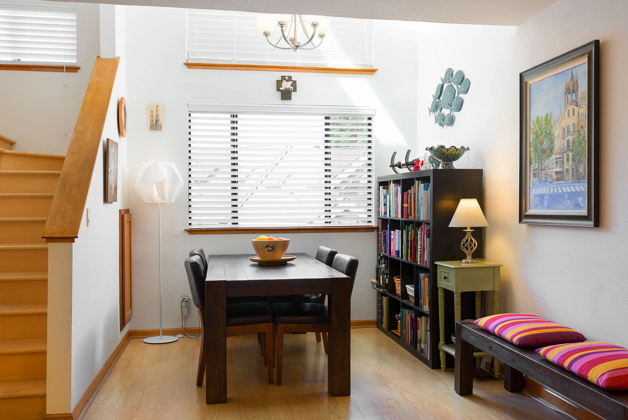 Dining Area 2 Bedroom Townhouse on Eastside of Santa Cruz