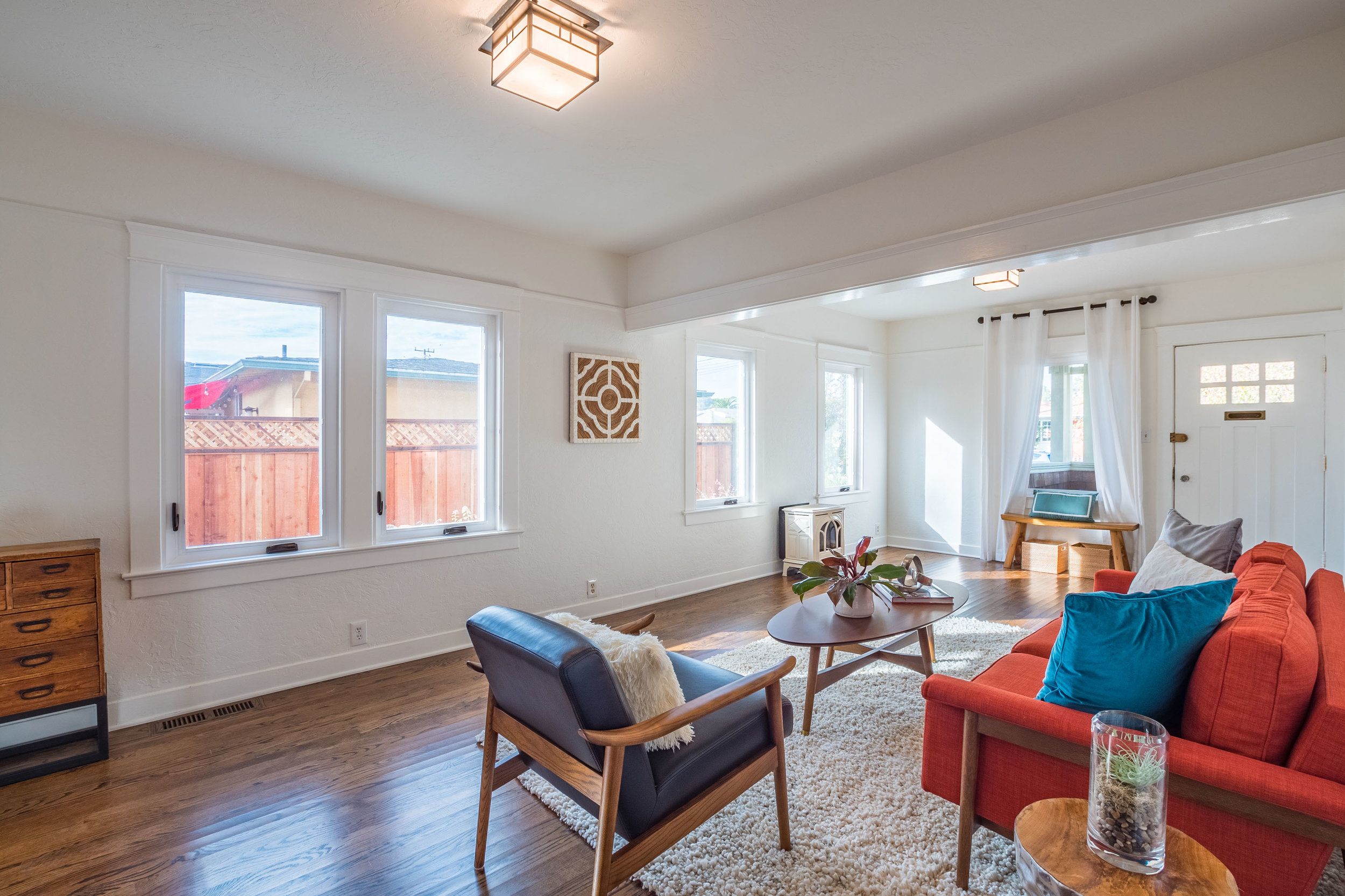 Living Room with Hardwood Floors