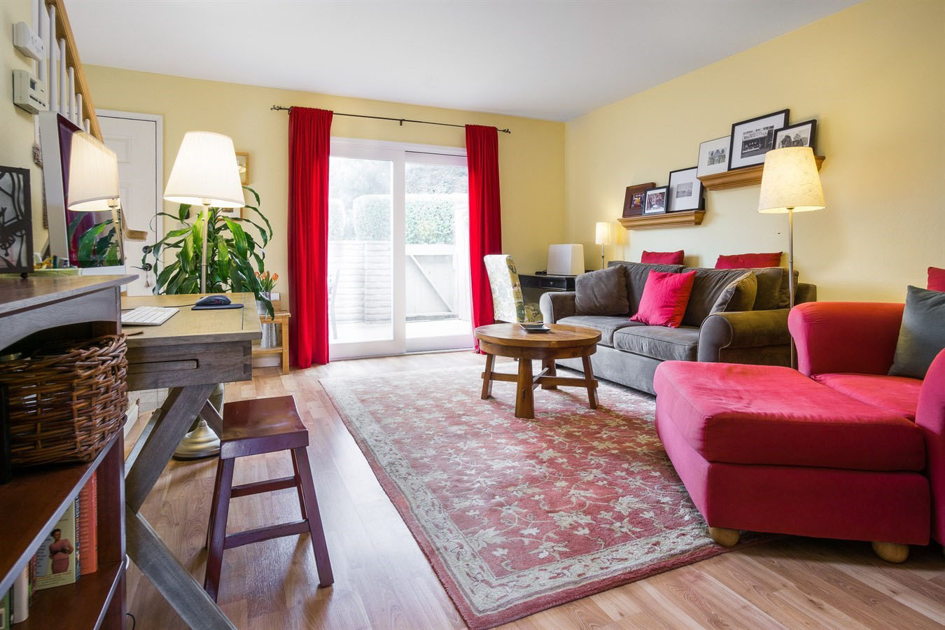Living Room with Hardwood Floors in Aptos