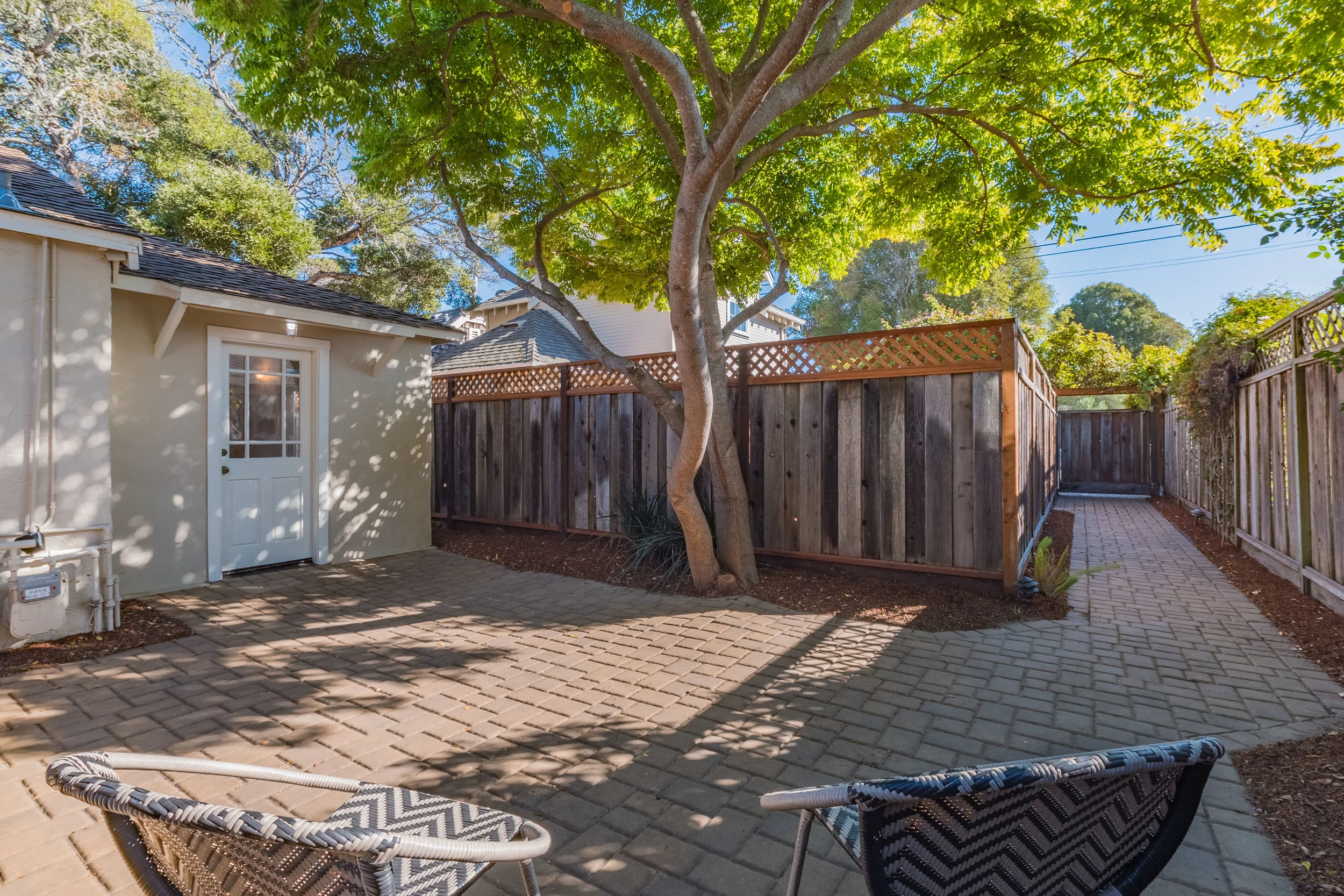 Backyard Patio with Shade