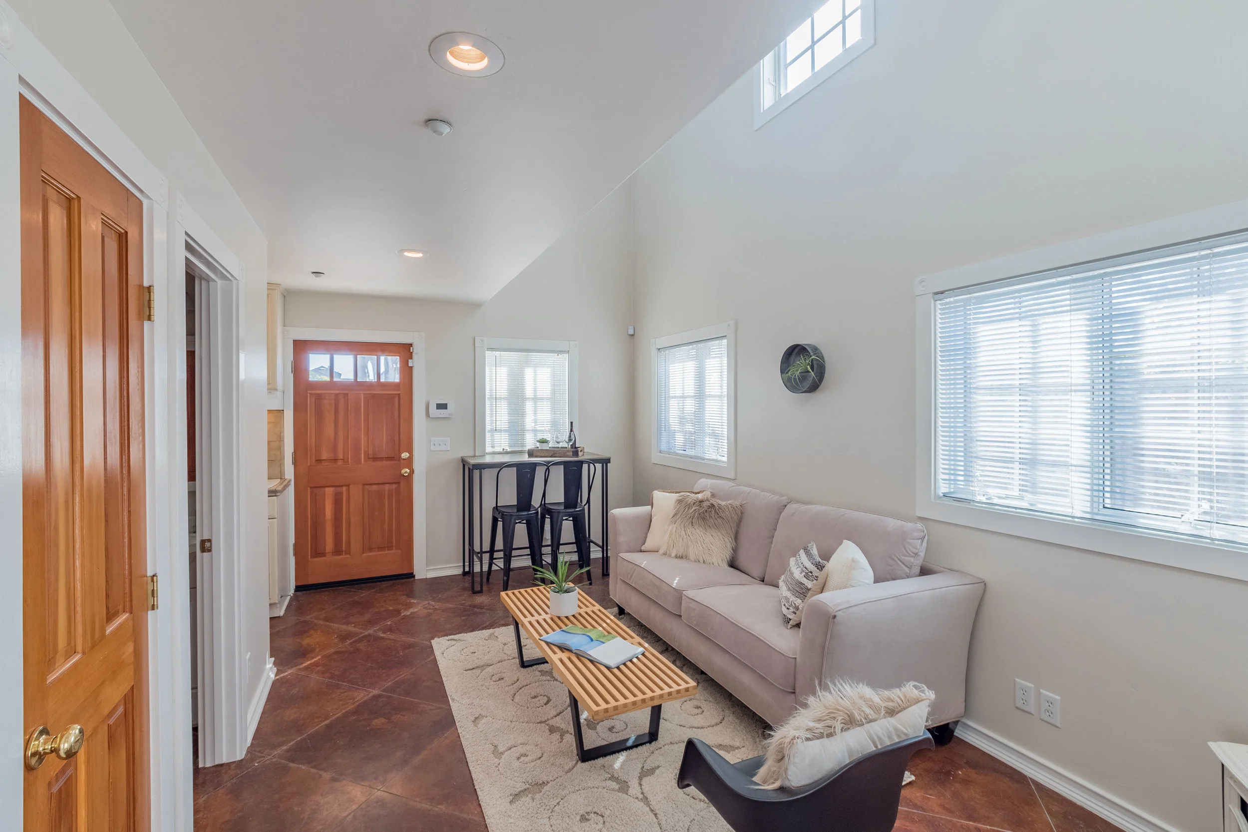 Santa Cruz ADU Living Room Dining Area Combo