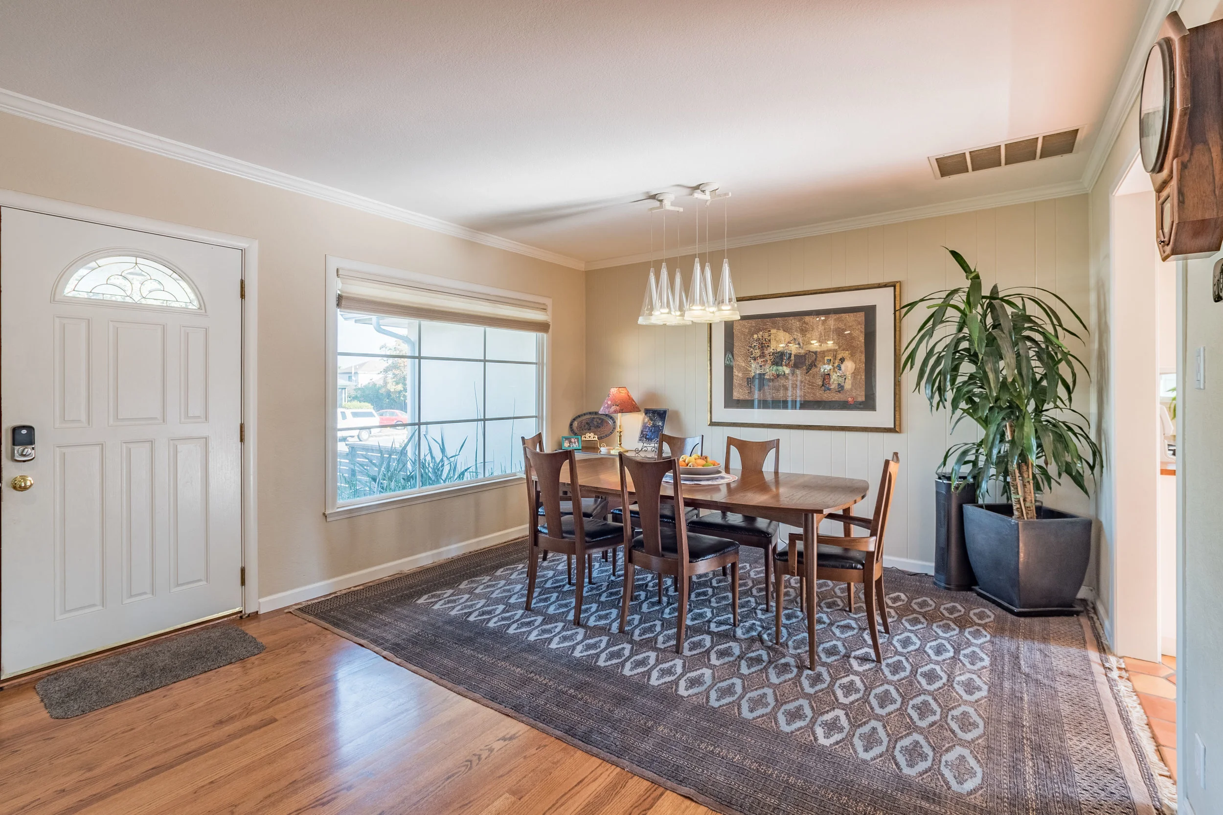 Dining Room with Natural Light
