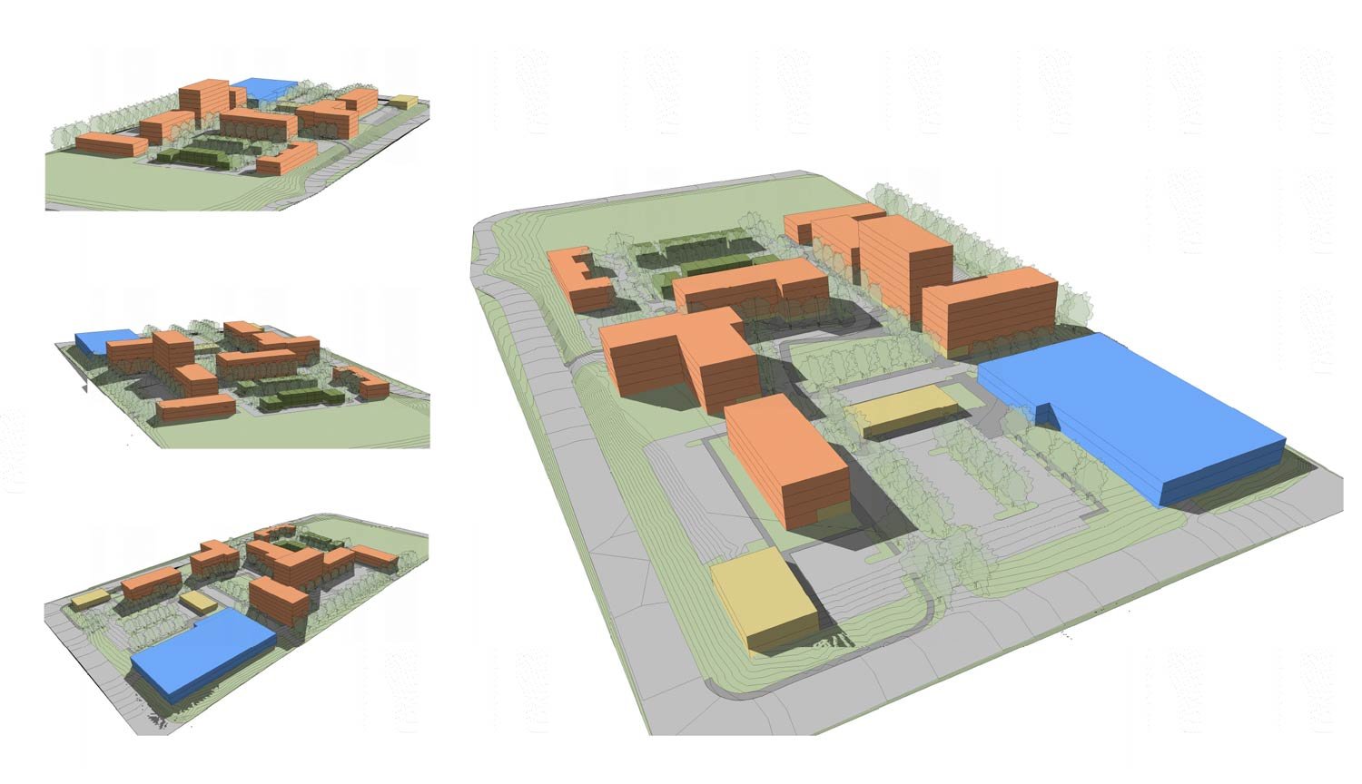 Bellingham Crossroads | Perspective Views of Planned Site Layout