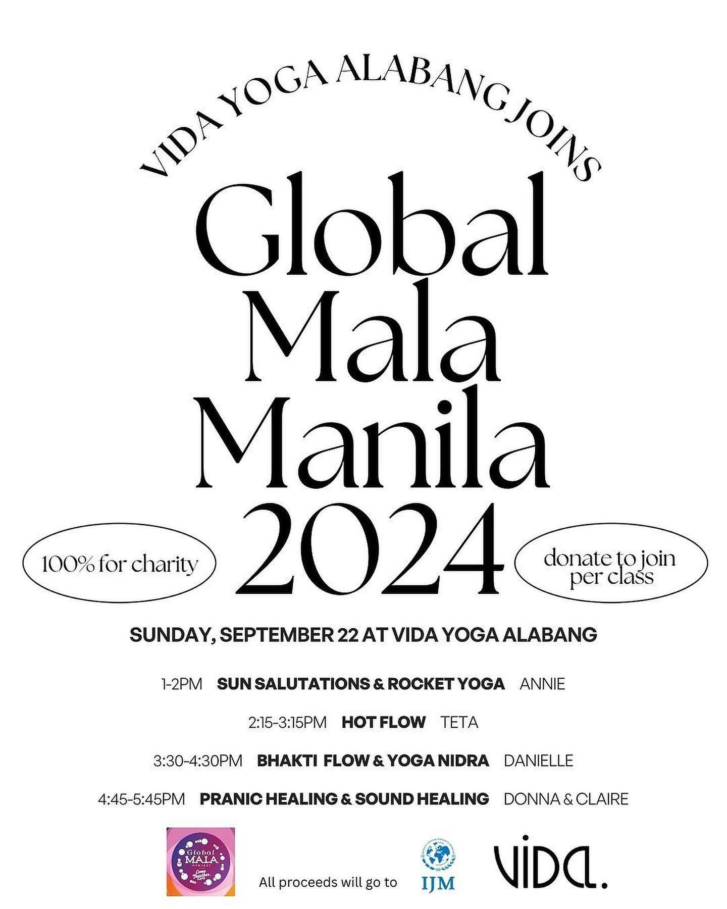 Welcome VIDA YOGA (Alabang ) !! 
.
.
.
@vidaalabang x @globalmalamanila 
#globalmalaproject2024