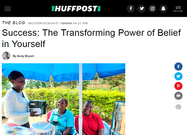 Success: The Transforming Power of Belief in Yourself