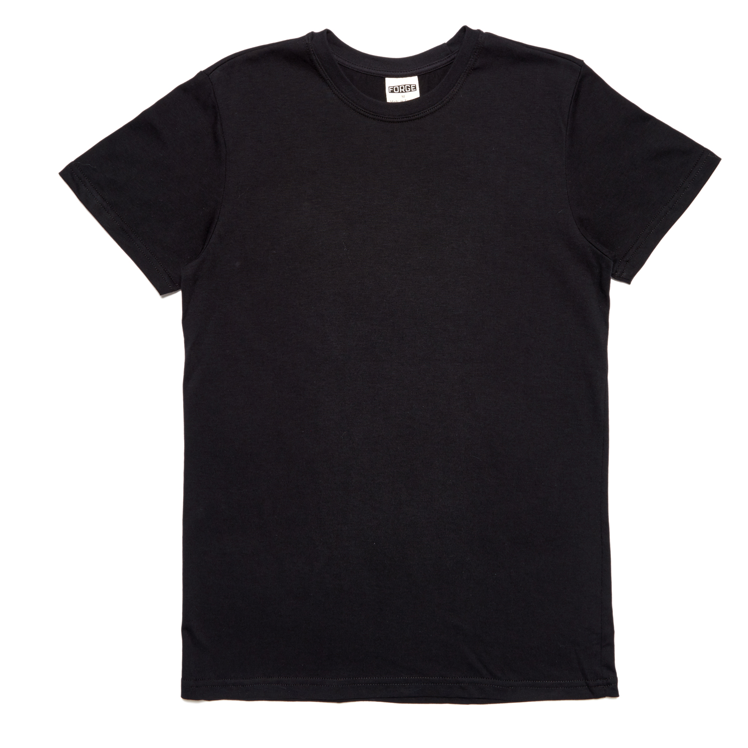 Single Jersey Tee (Black) — Forge Denim - Premium Menswear from Sheffield