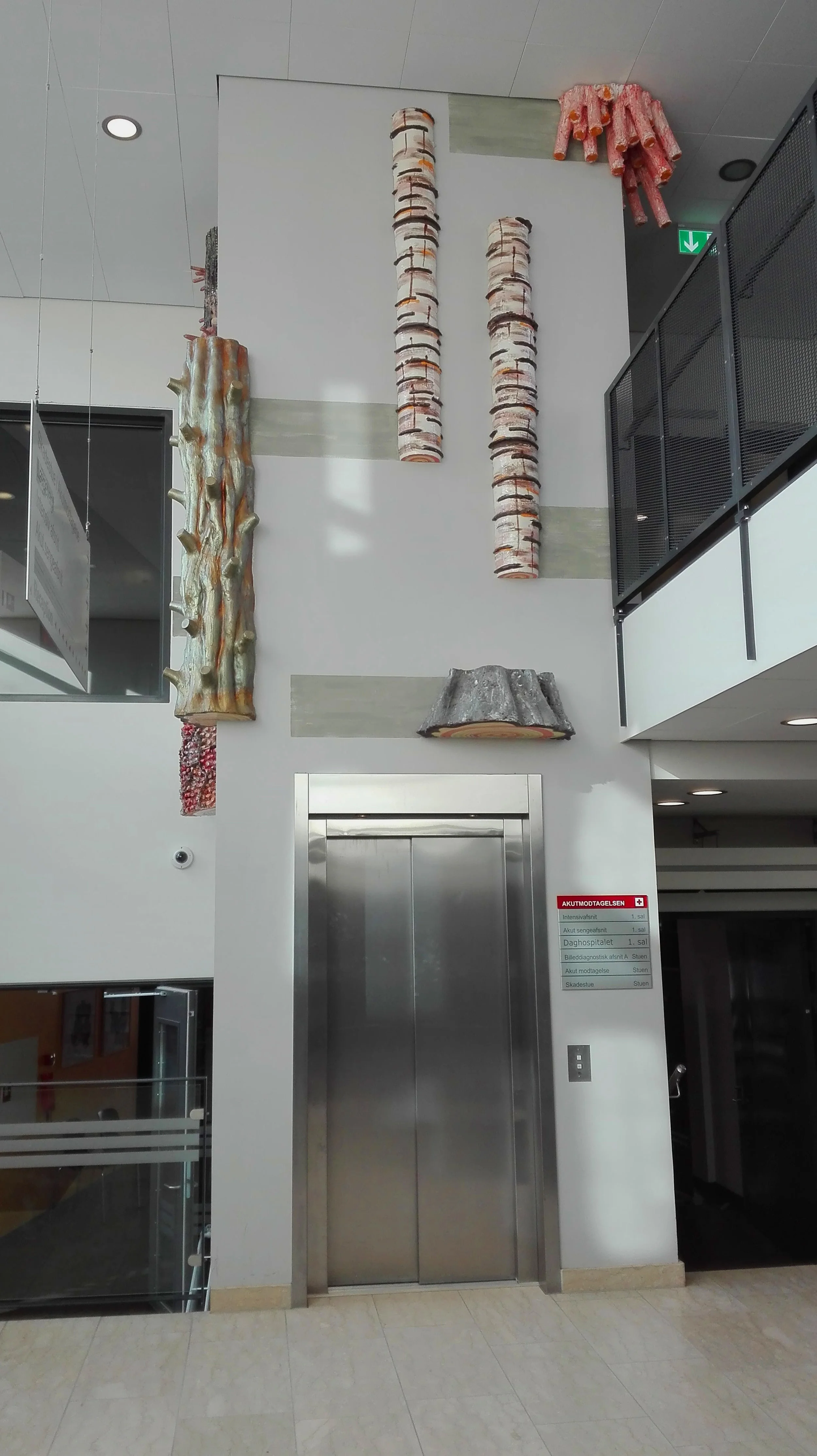 Gensyn med landskabet på elevatortårnet!