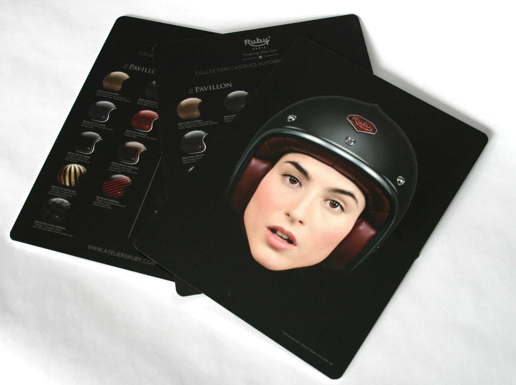 Cardboard one page catalogue