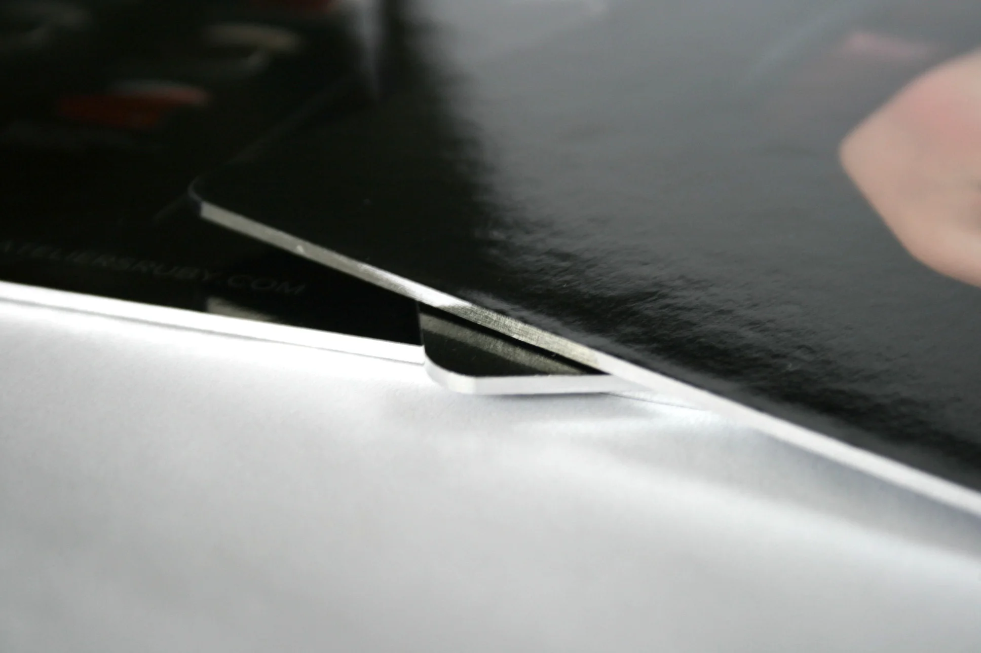 Cardboard one page catalogue