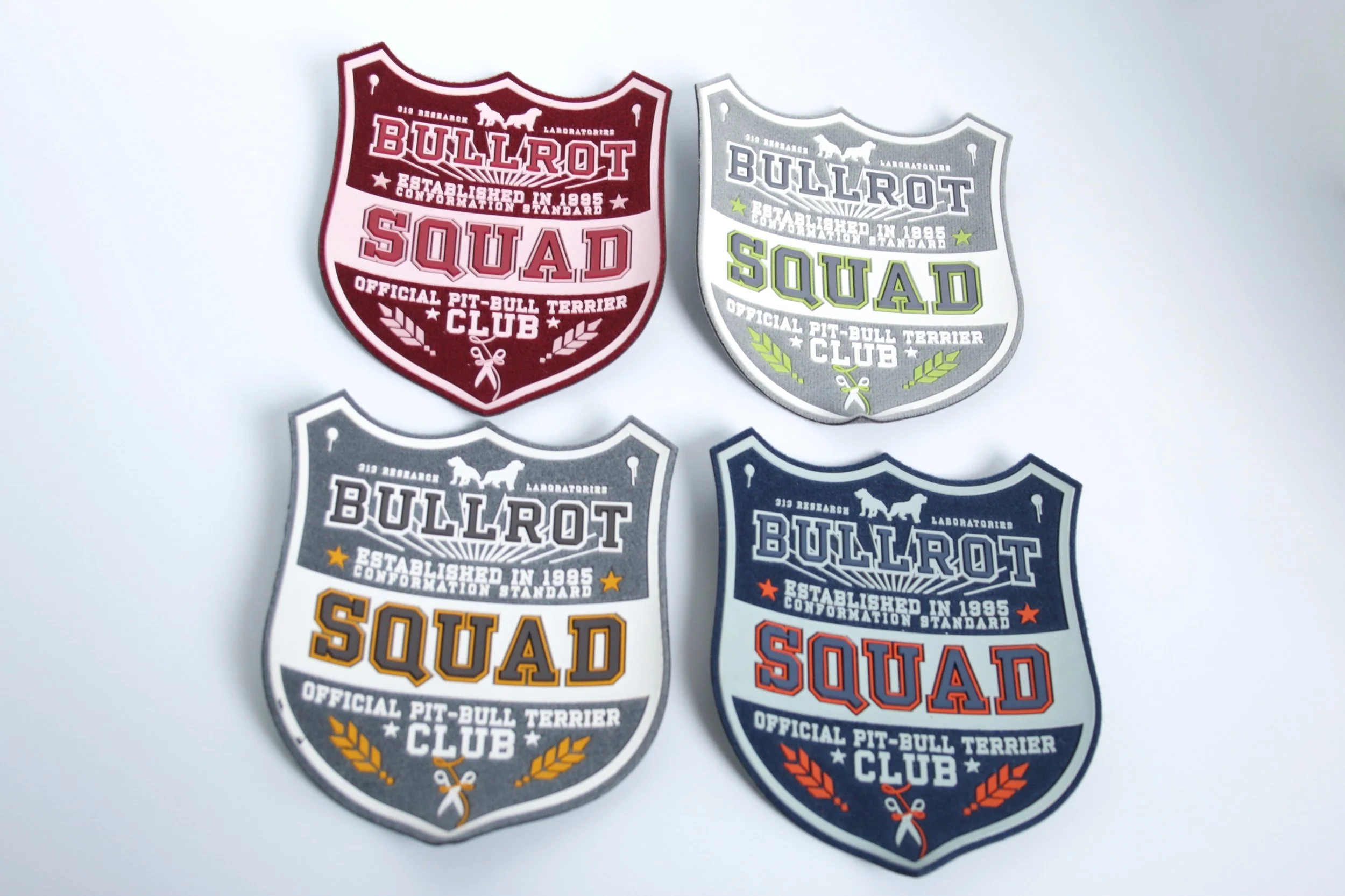 Suede patches / badges