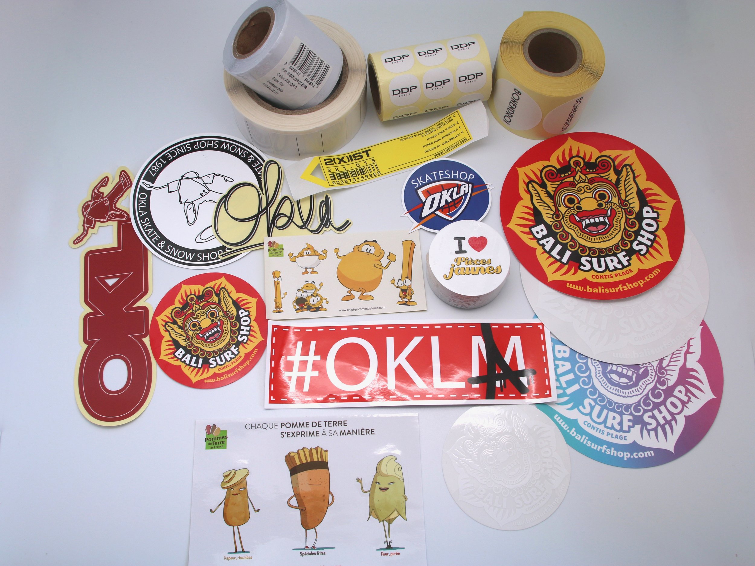 All type of stickers