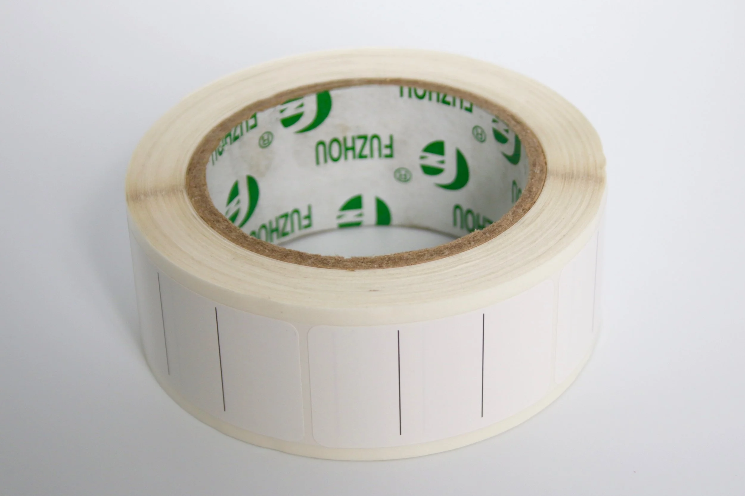 Paper stickers on rolls