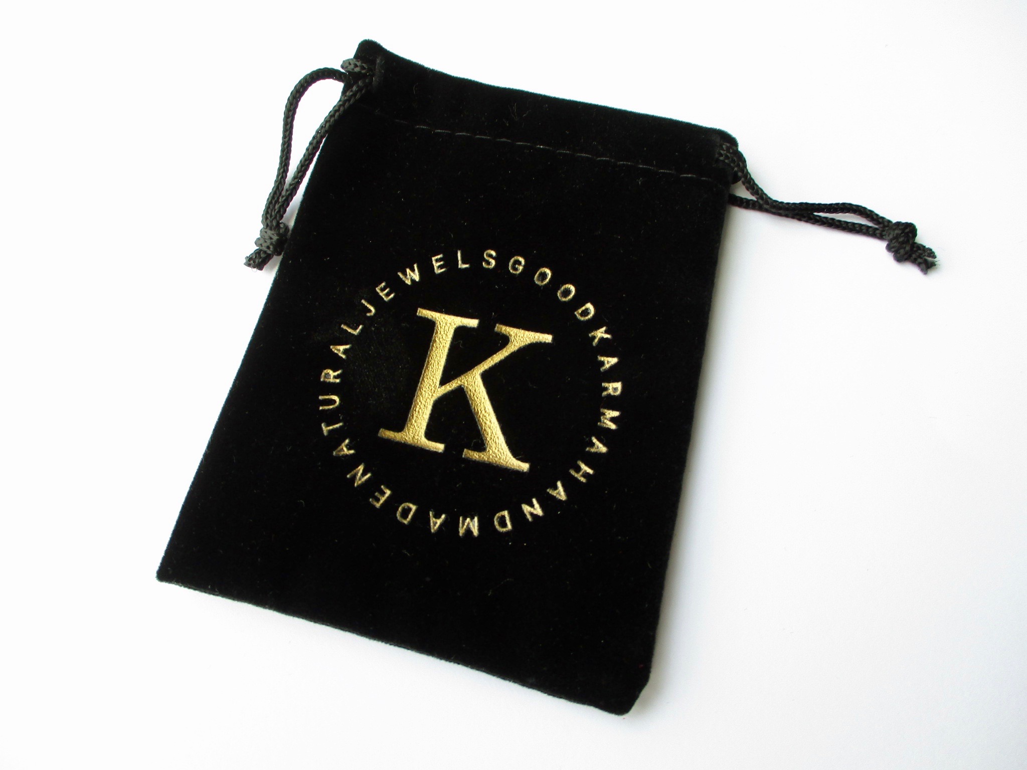 Suede drawstring pouch