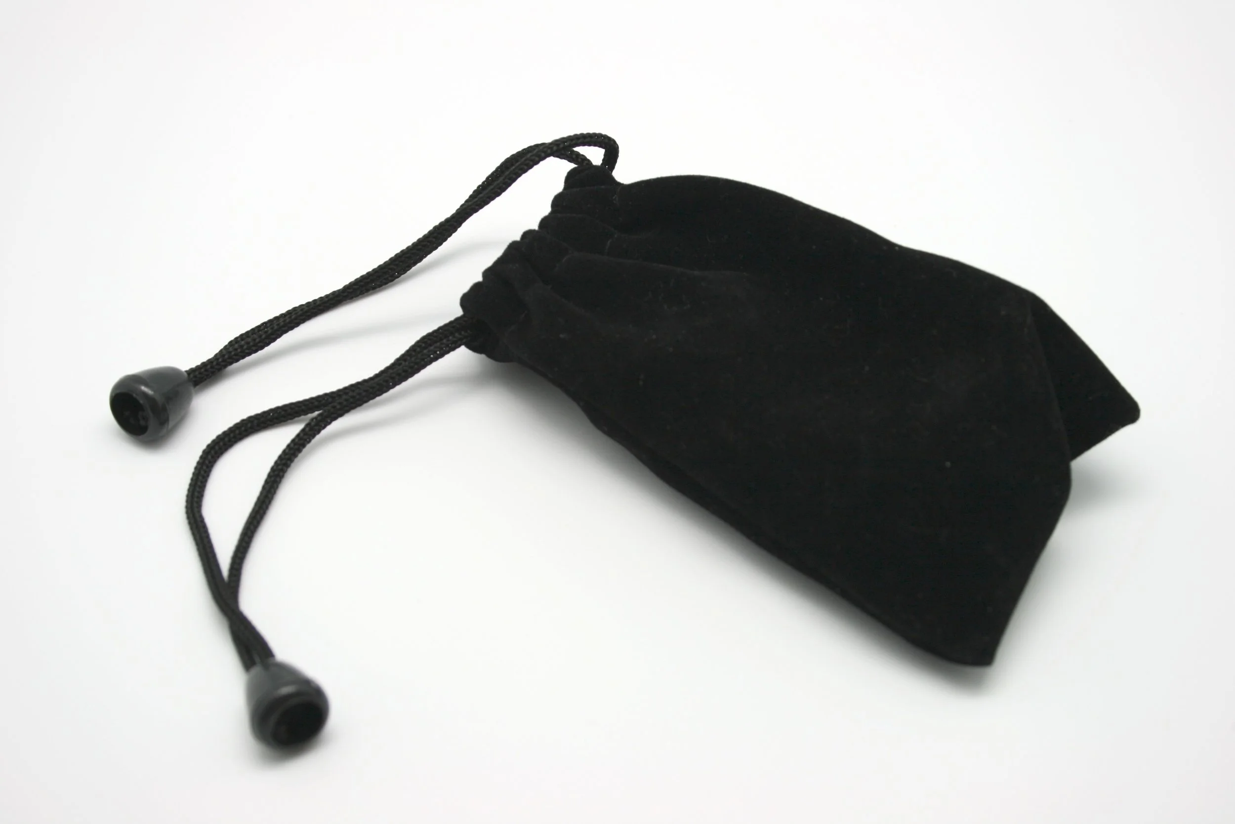Suede drawstring pouch