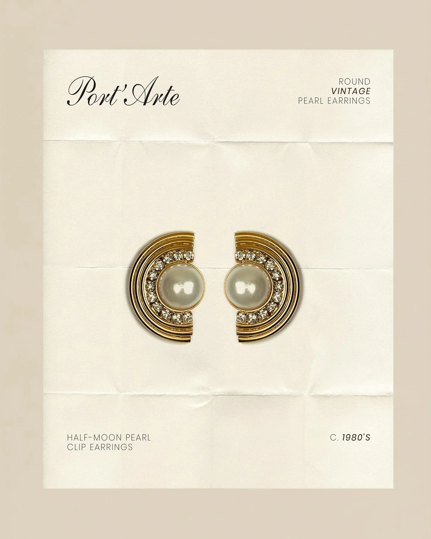 A new vintage drop is here &mdash; ten pairs of earrings I&rsquo;ve hand-polished, tested, styled, overly-stared-at in the mirror, and then (reluctantly) decided to let go of.

Each pair is different, a little eccentric in its own way, and somehow ex