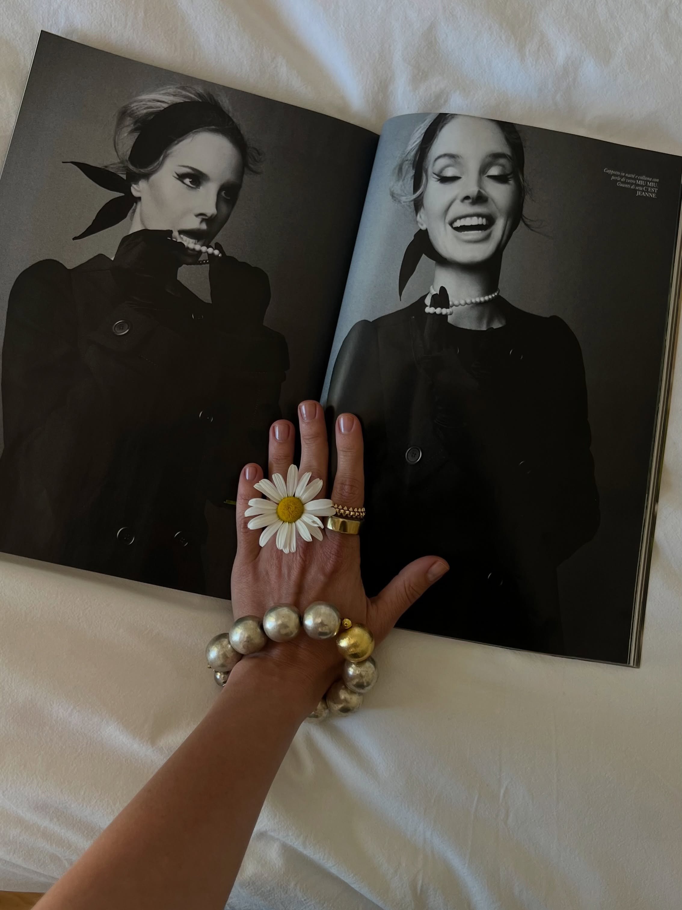 Current status: Falling into a Pinterest board and I don&rsquo;t want to get out ☕️ 

The best inspiration doesn&rsquo;t require a connection, just a quiet corner of beauty and a few glossy pages. Is offline the new luxury? 

#jewelry #aestheticstyle