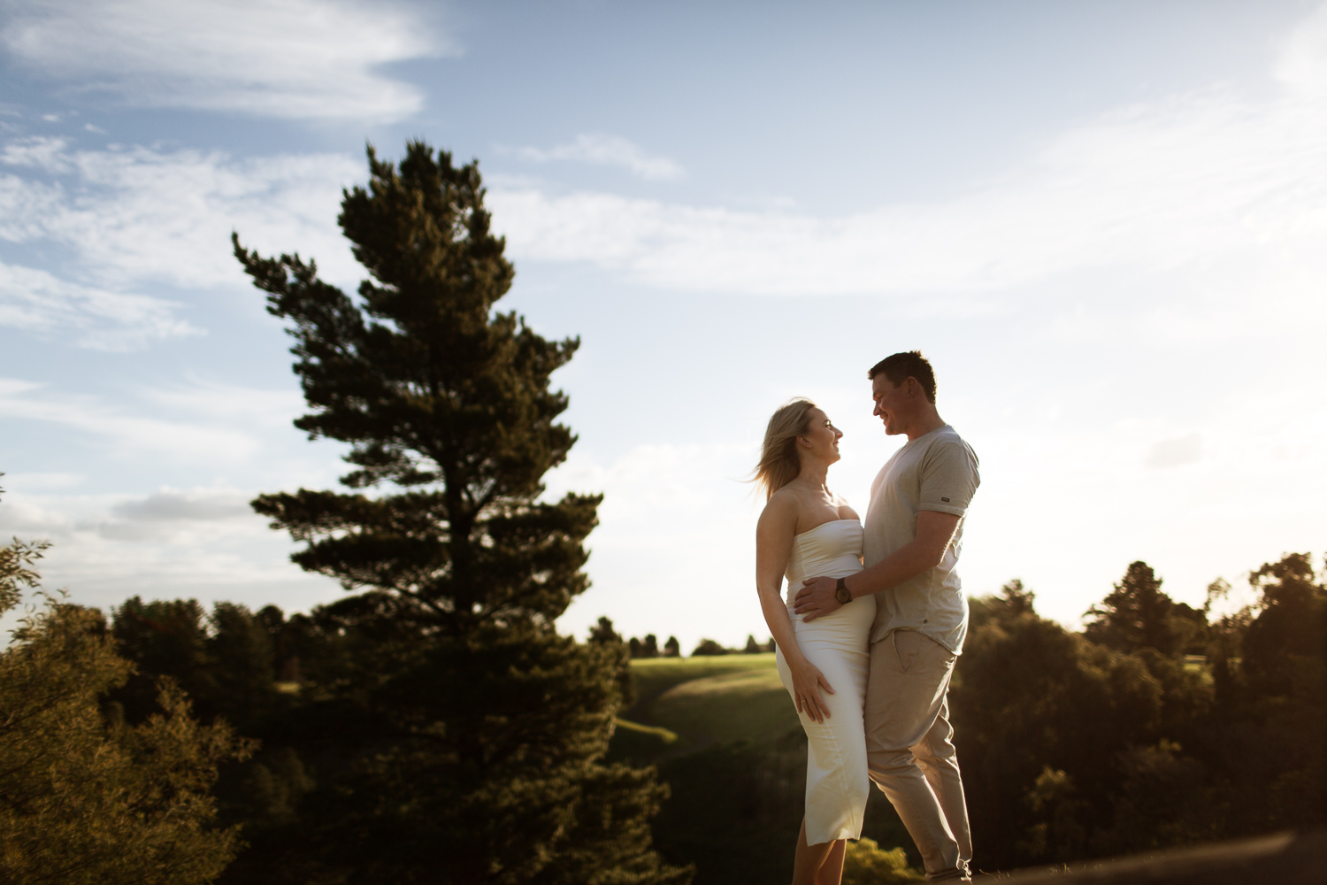 pregnancy announcement at maternity session at berwick location 