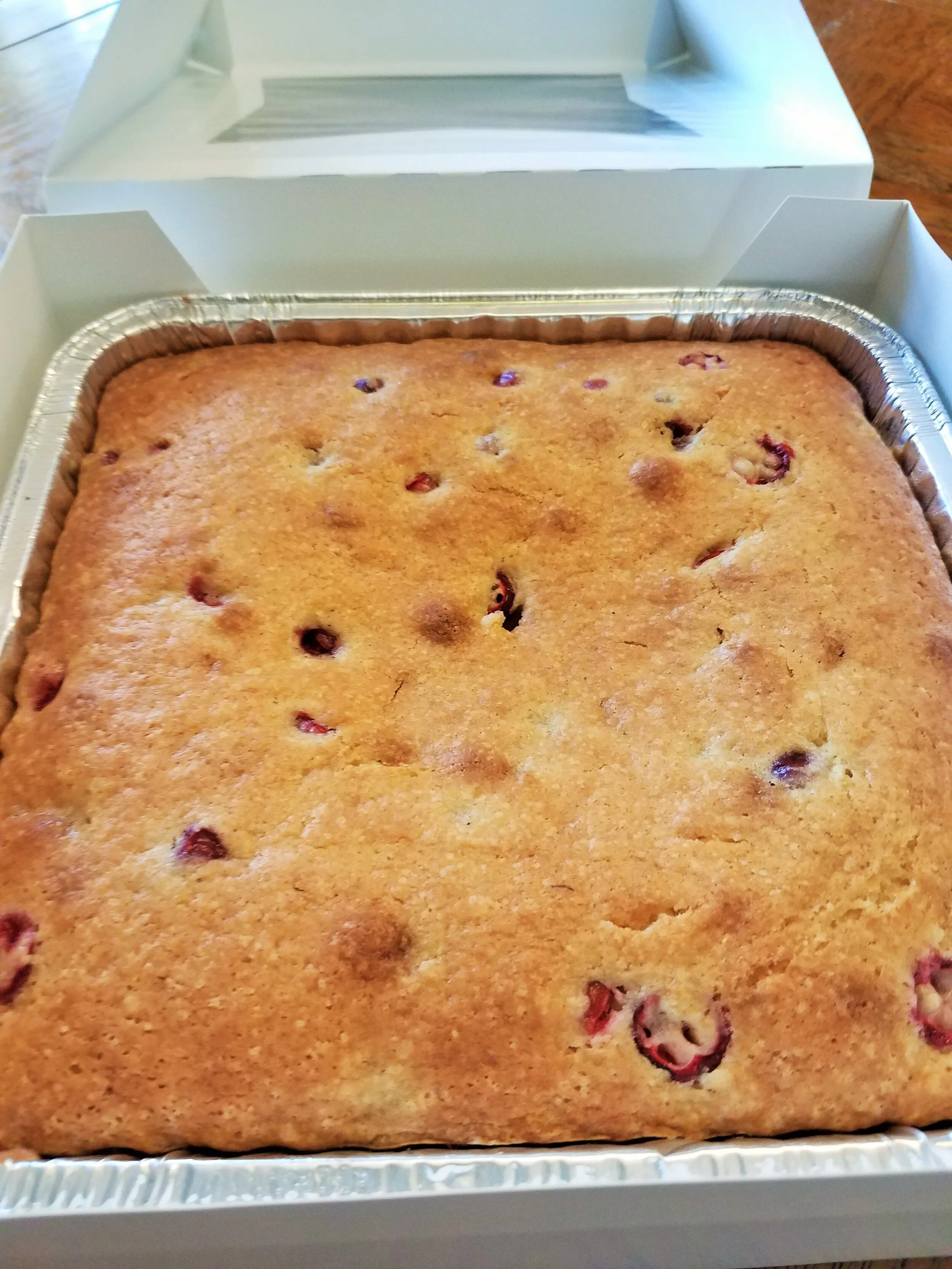 Cranberry Nut Bread 8x8" Pan — Moretti Homemade Pastries